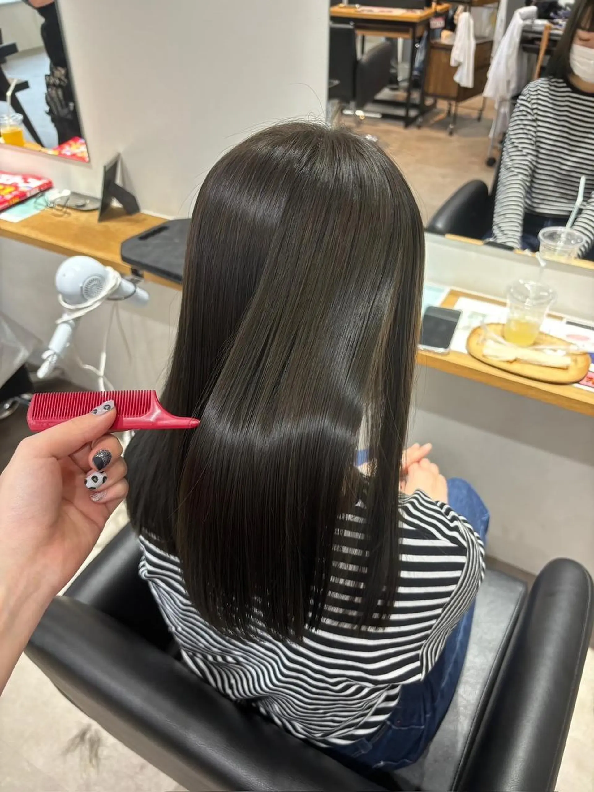 セミロング 髪質改善 トリートメント カット トリートメント 韓国風hair💕 Kanonのヘアスタイル