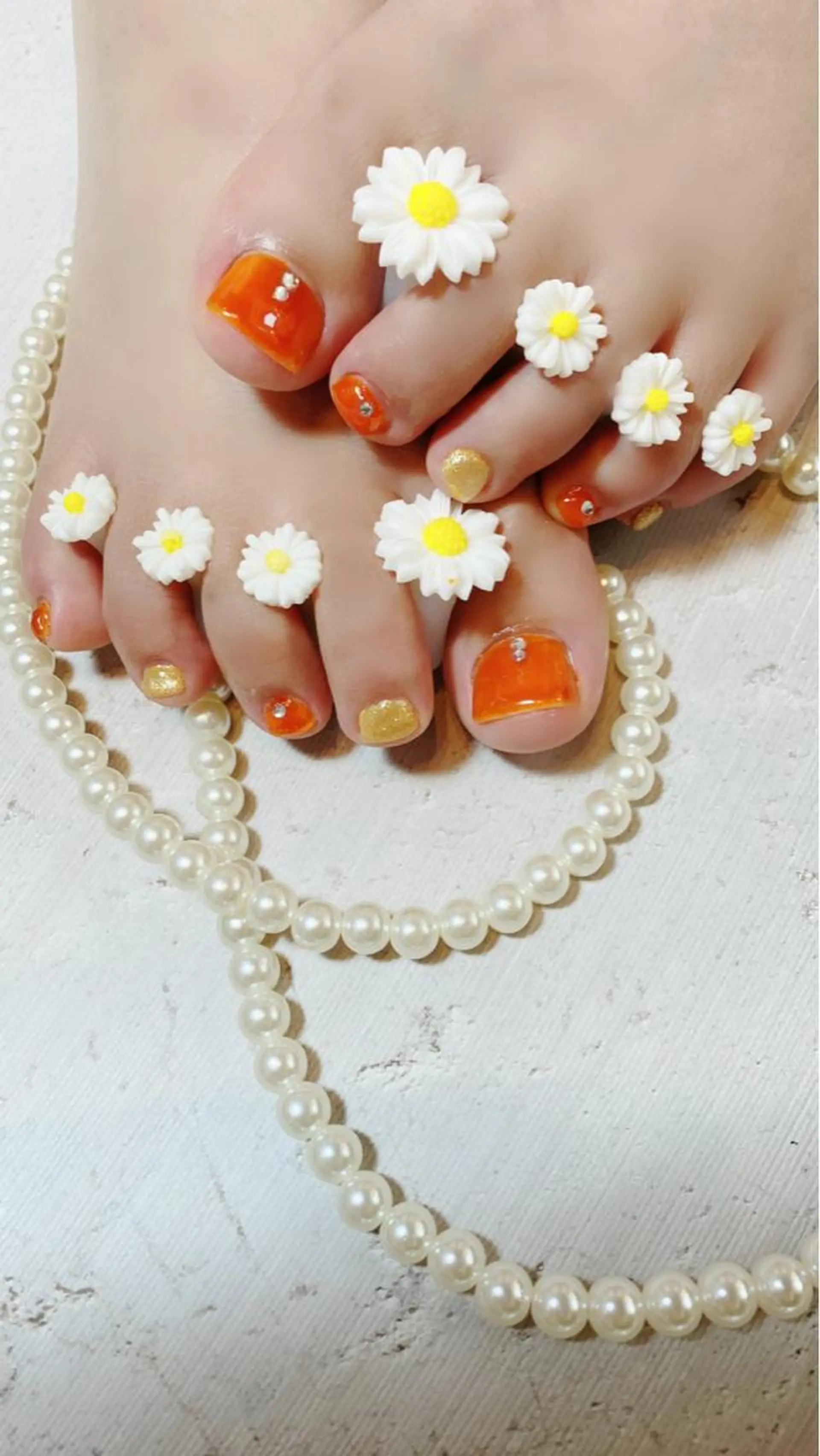 ネイル フットネイル Aimer pour soiのネイルデザイン