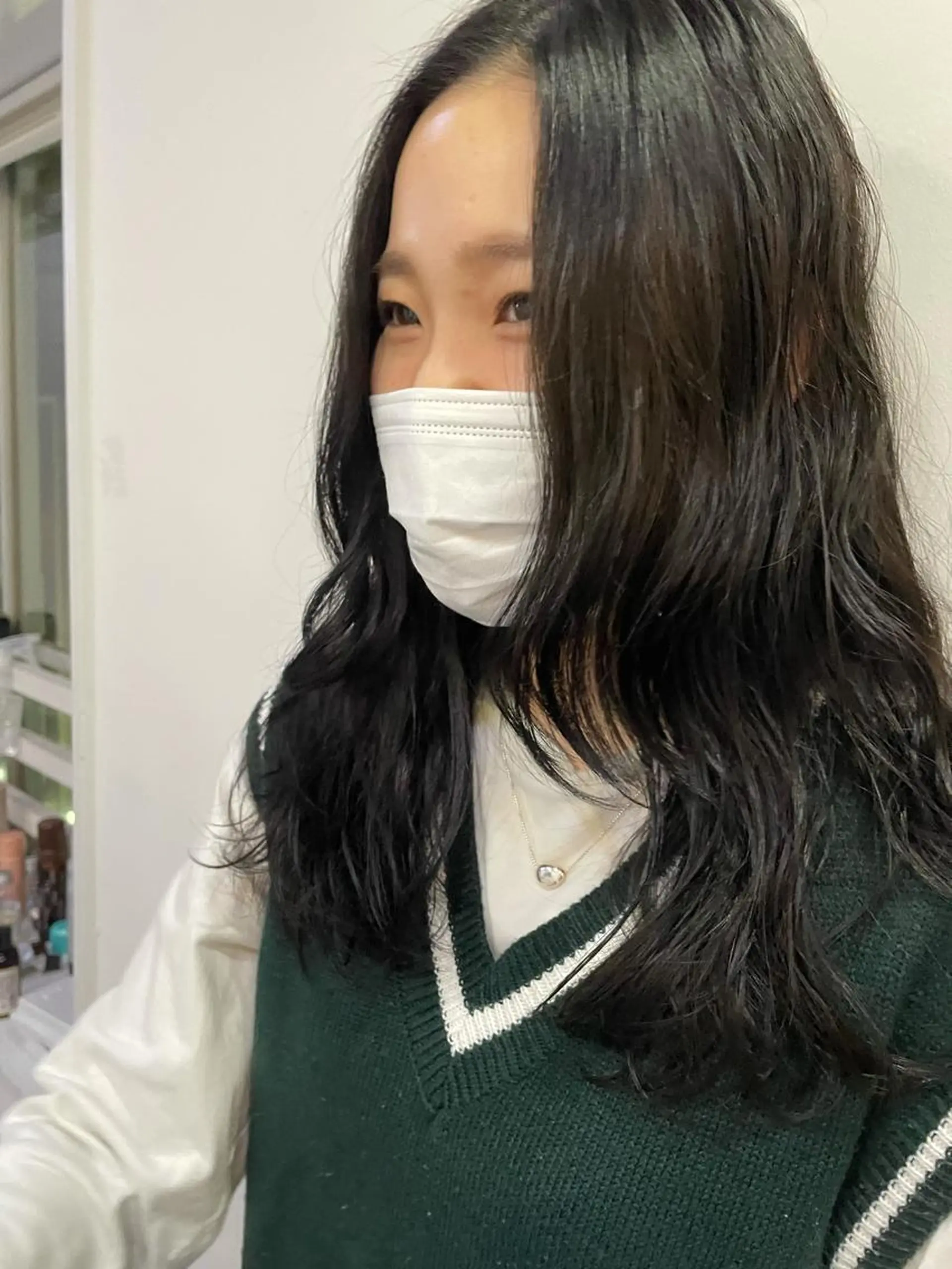 ロング カラー silo所属・silo MOKA 顔周りカット🦦のヘアスタイル