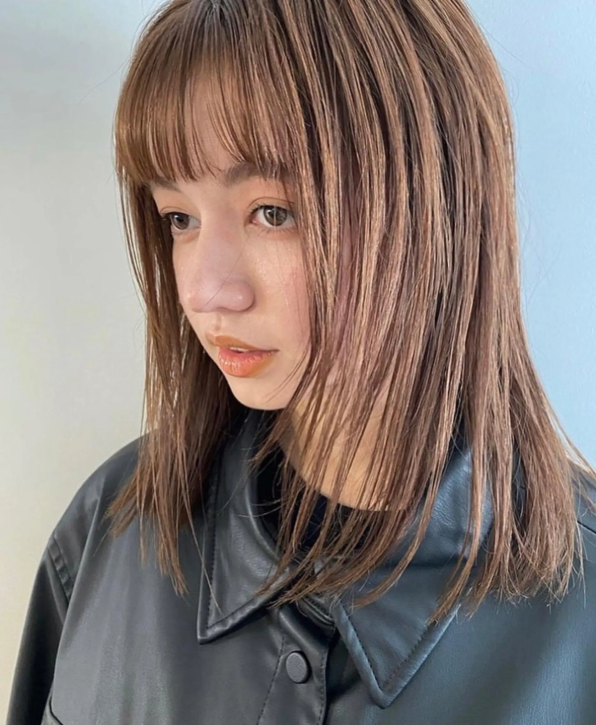 ミディアム カラー ハイトーン/ MANA♡のヘアスタイル