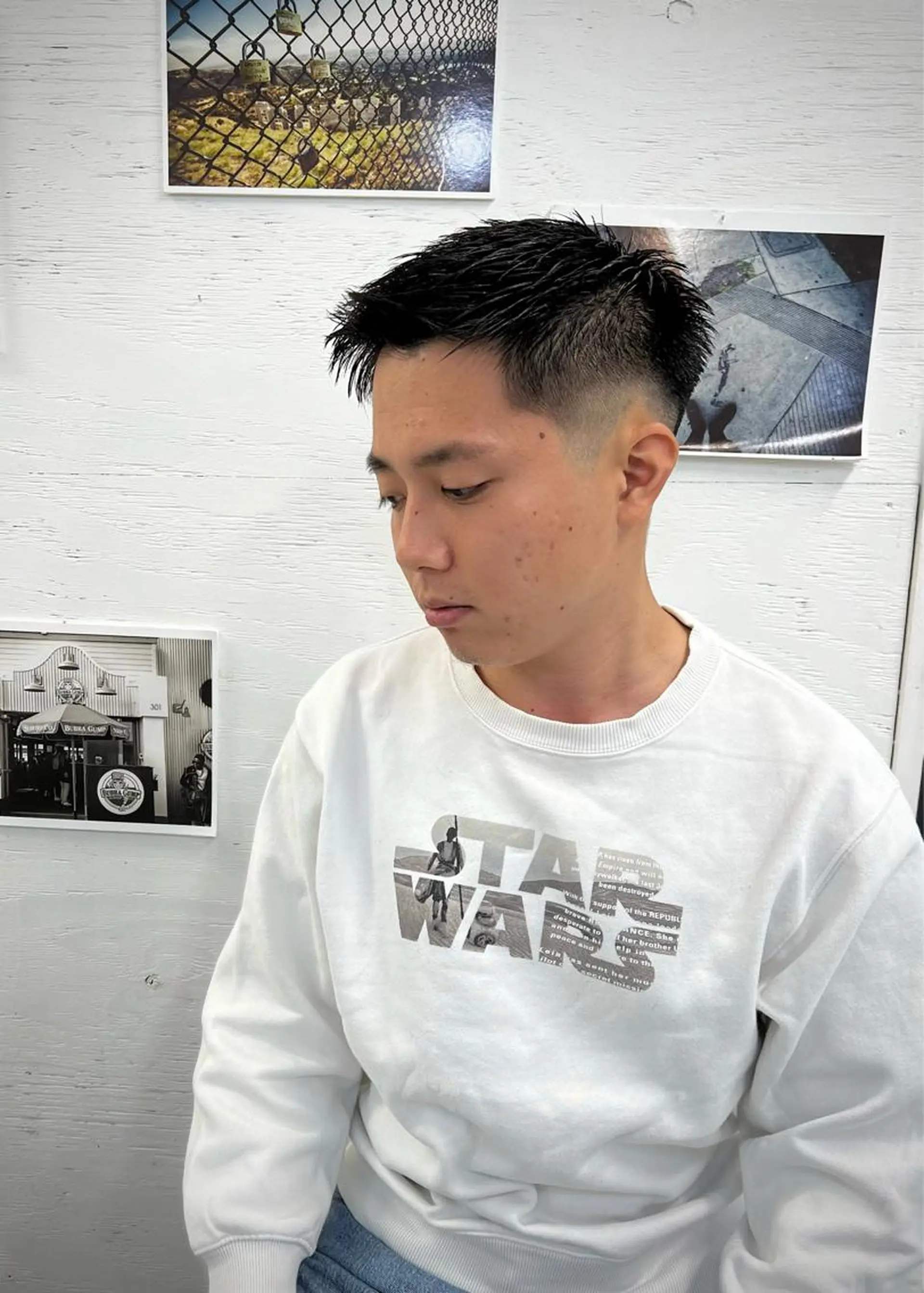 メンズ ダメージレスブリーチ /艶髪/横須賀智也のヘアスタイル