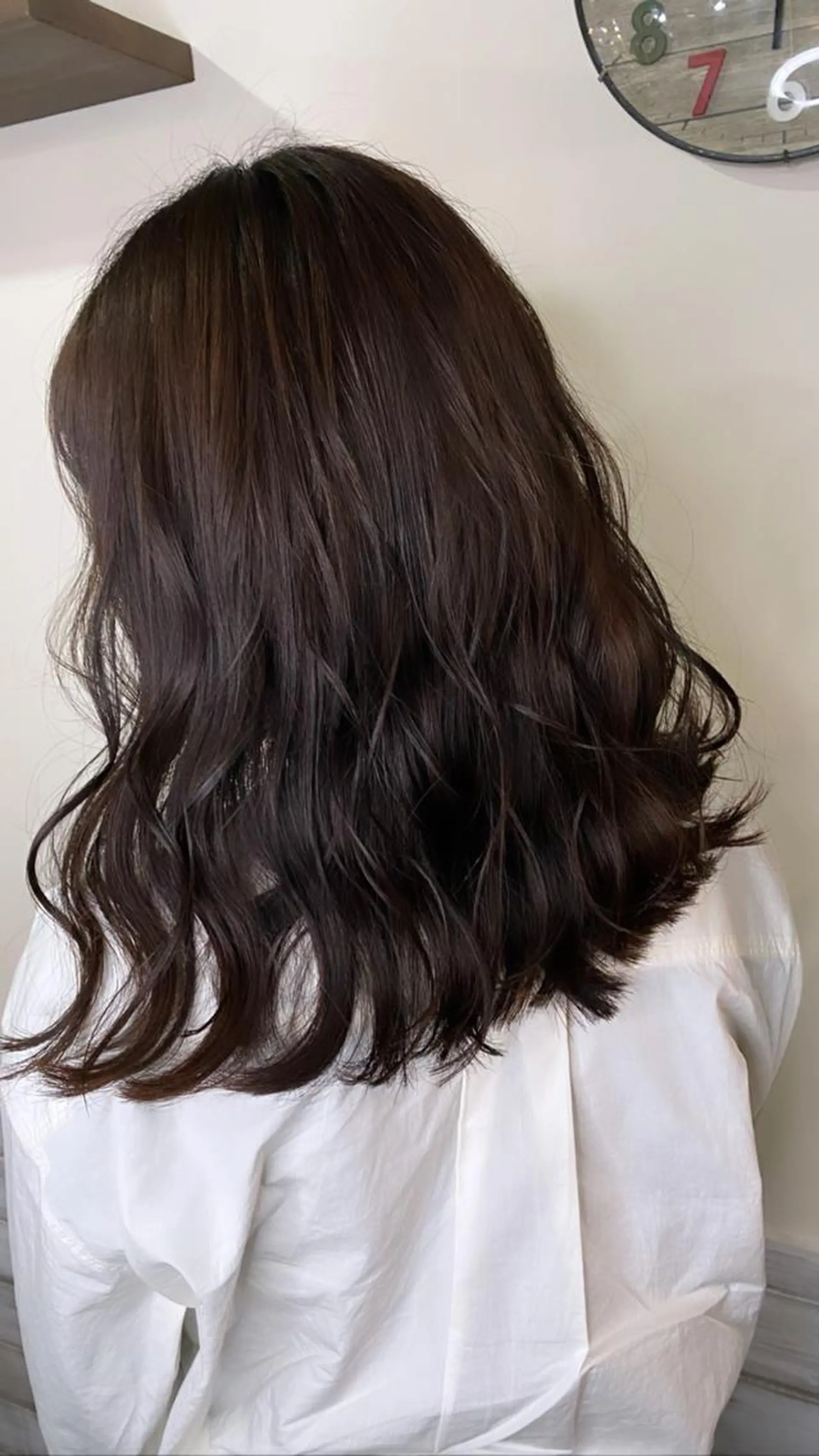 ミディアム カラー ヘアアレンジ ブラウンカラー ピンクカラー ピンクブラウン カット パーマ アイラッシュ/美容室 個室/瀬戸 一菜のヘアスタイル