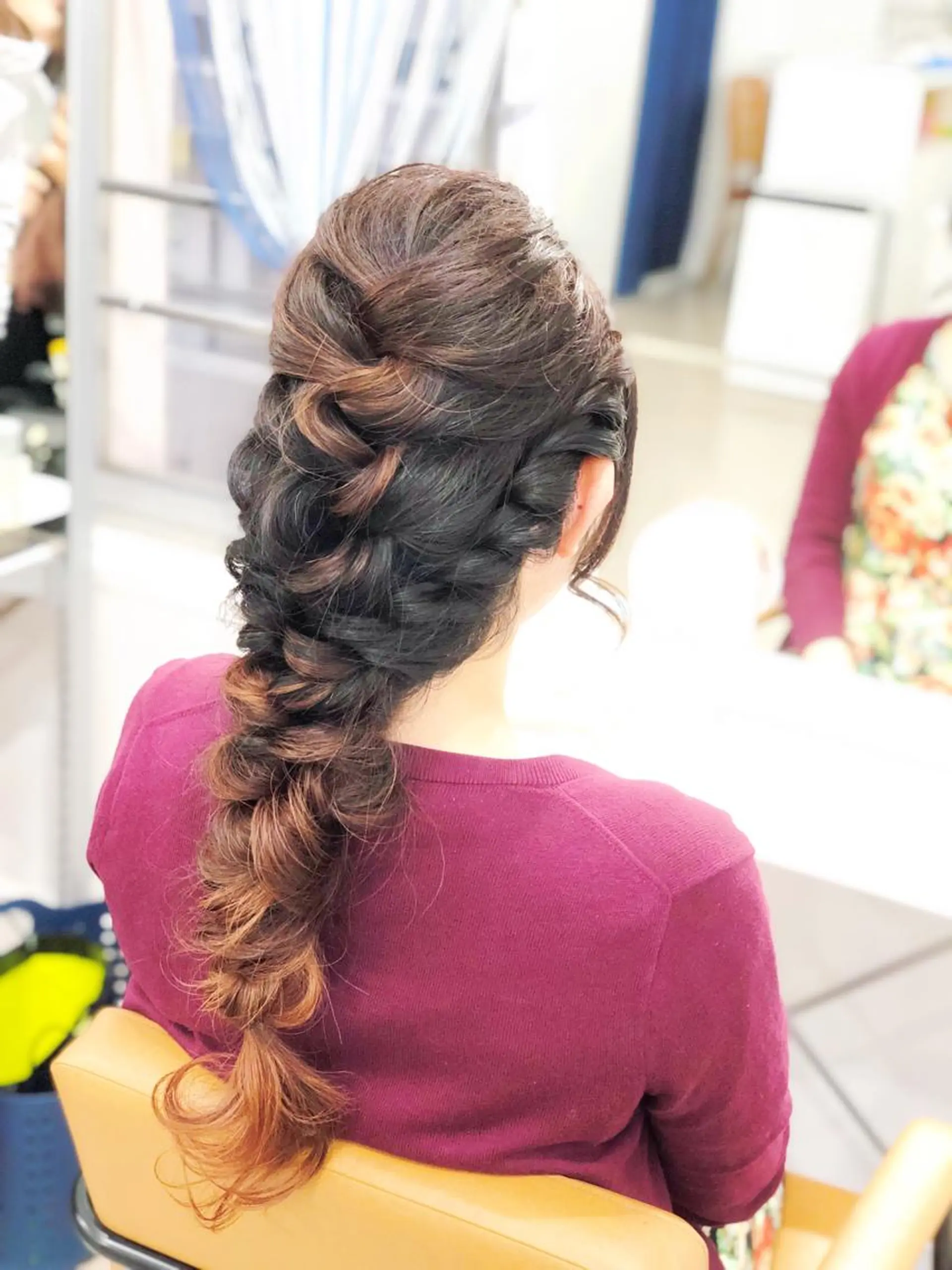 ロング laera 佐藤のヘアスタイル