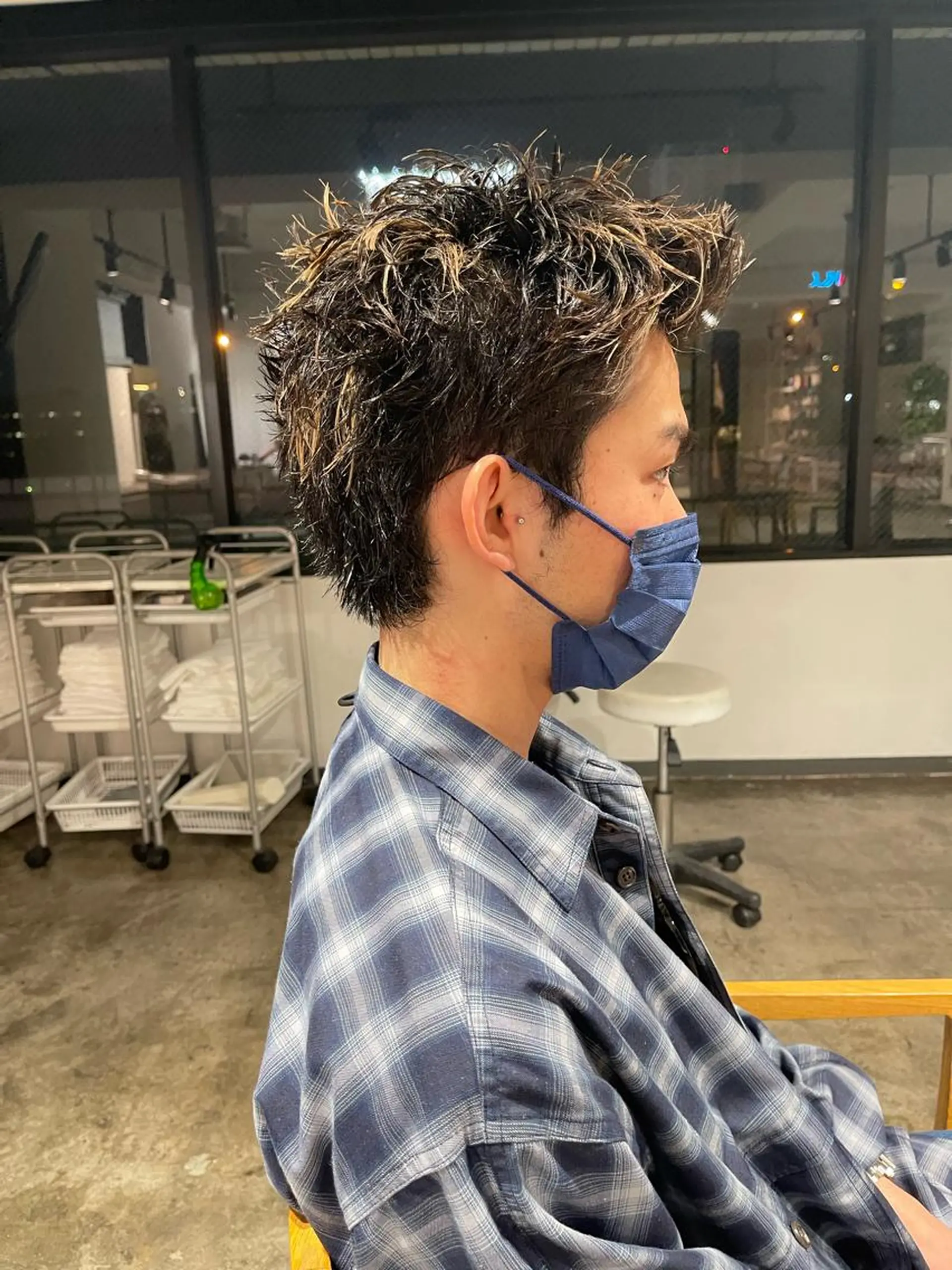 ショート 外国人風カラー ハイライト レイヤーカット 似合わせカット ショートヘア メンズケアブリーチ 特化🔥村田のヘアスタイル