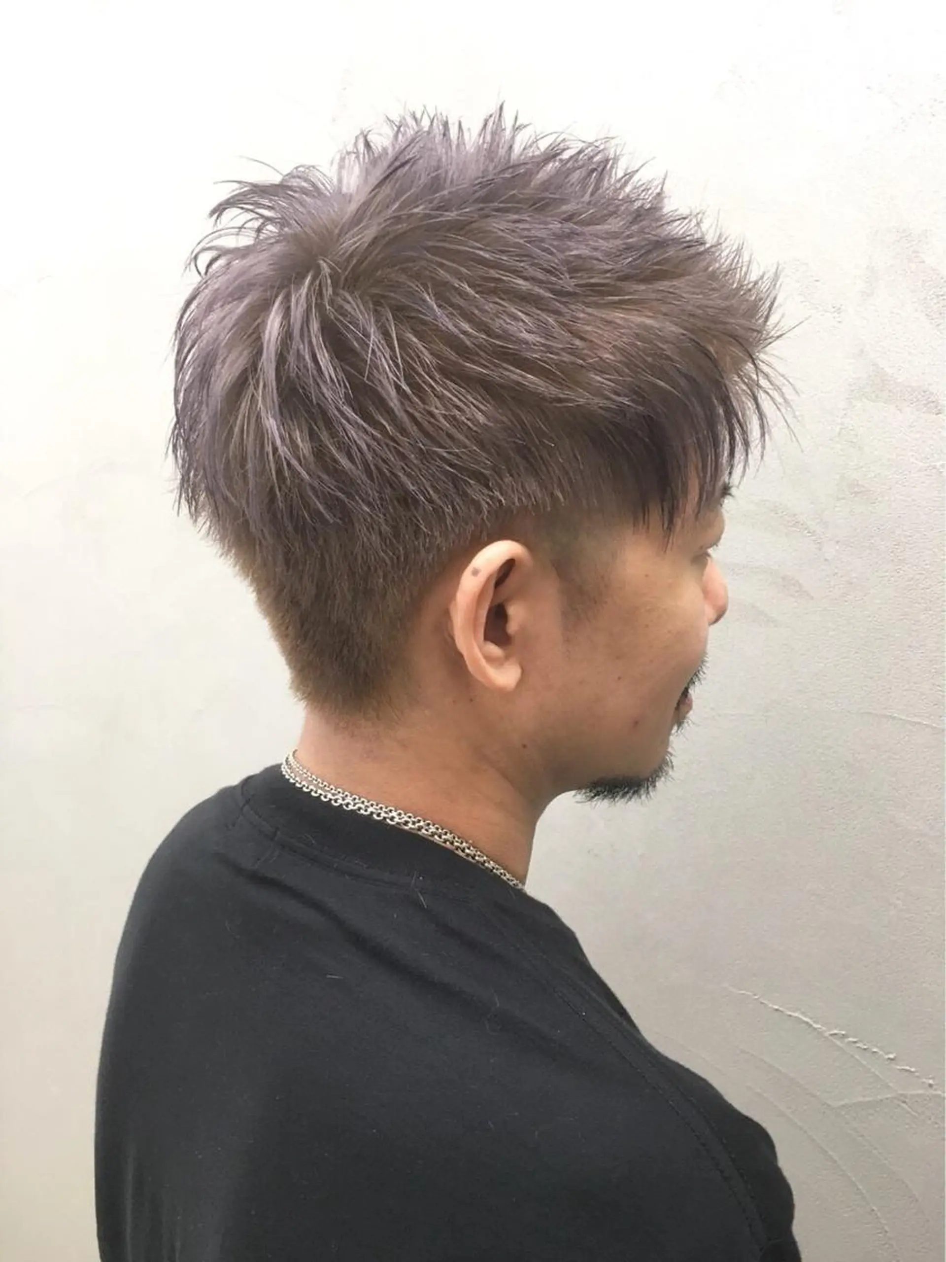 メンズ メンズハイトーン モヒカン ソフトモヒカン ⭕️メンズパーマ⭕️ 山口　裕太郎のヘアスタイル