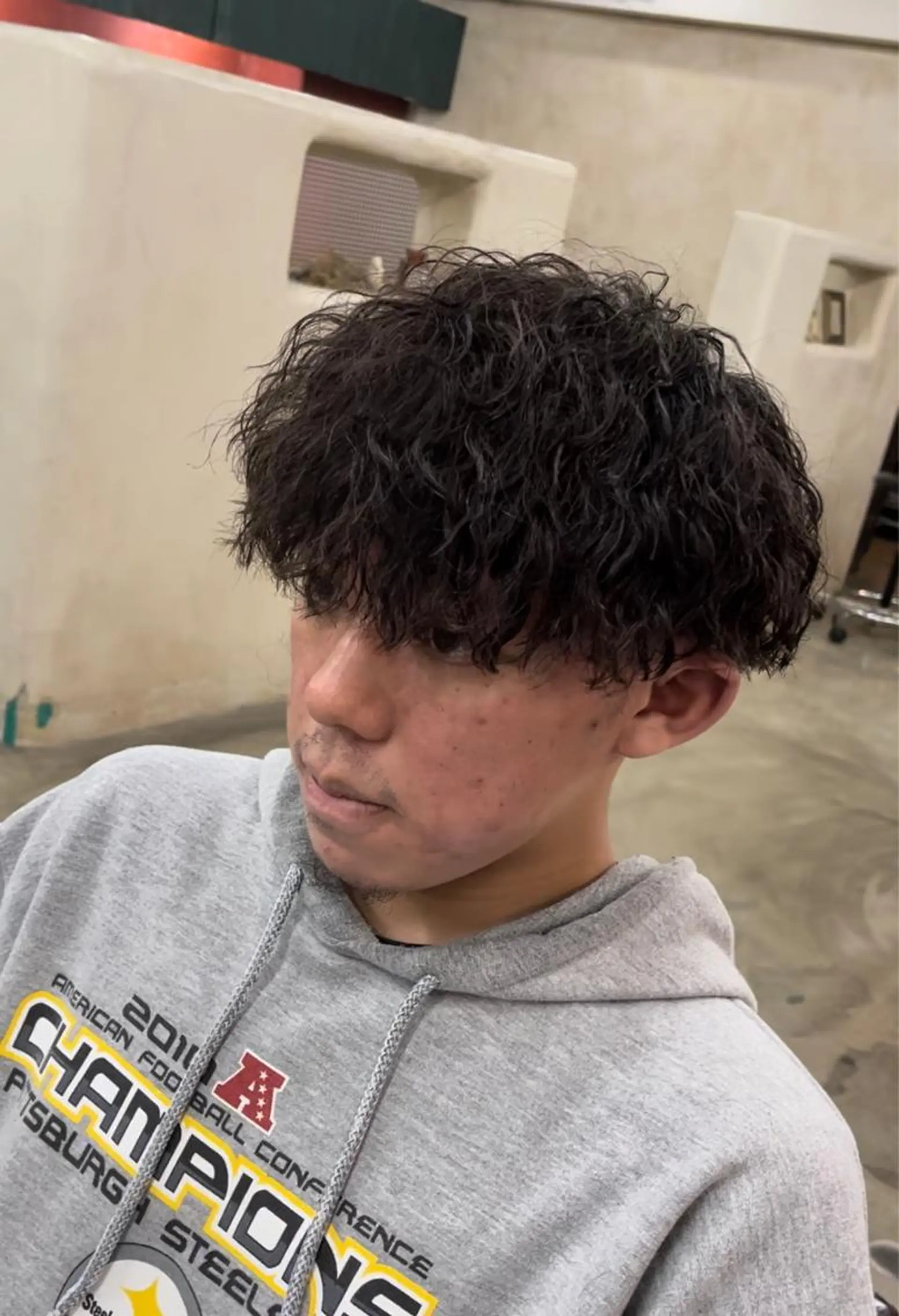 ショート パーマ メンズ Utata  literie所属・嵯峨 大地／パーマ／ ハード系／特殊系のヘアスタイル