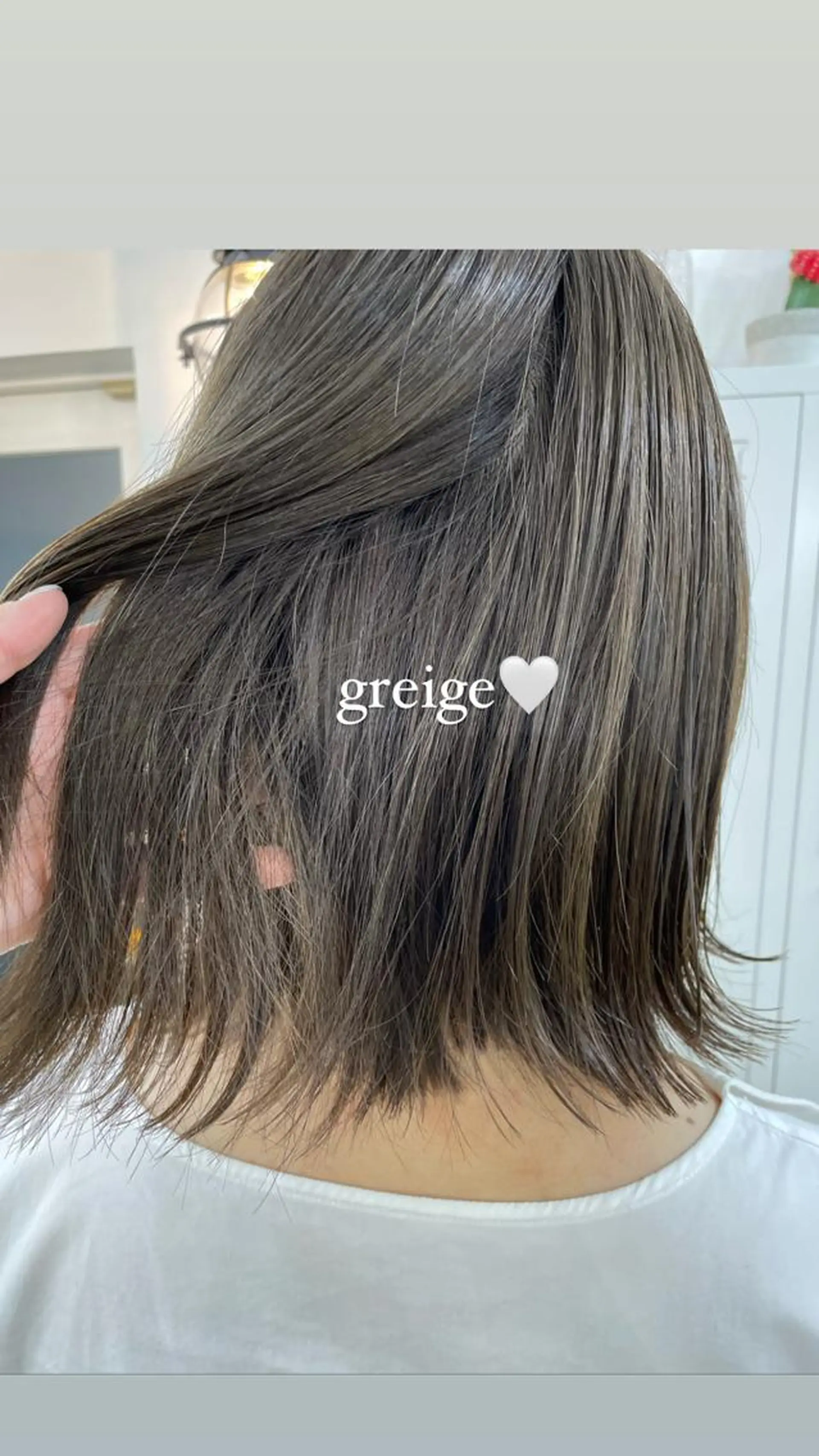 ショート ヘアカラー トリートメント 🌼たけや みのり🌿のヘアスタイル