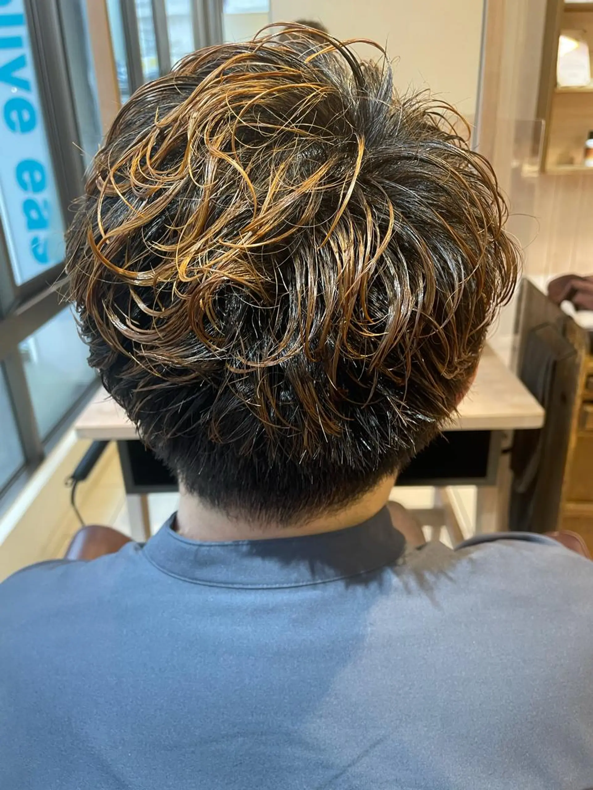 ショート パーマ メンズ 辻堂メンズ特化 YU-YAのヘアスタイル