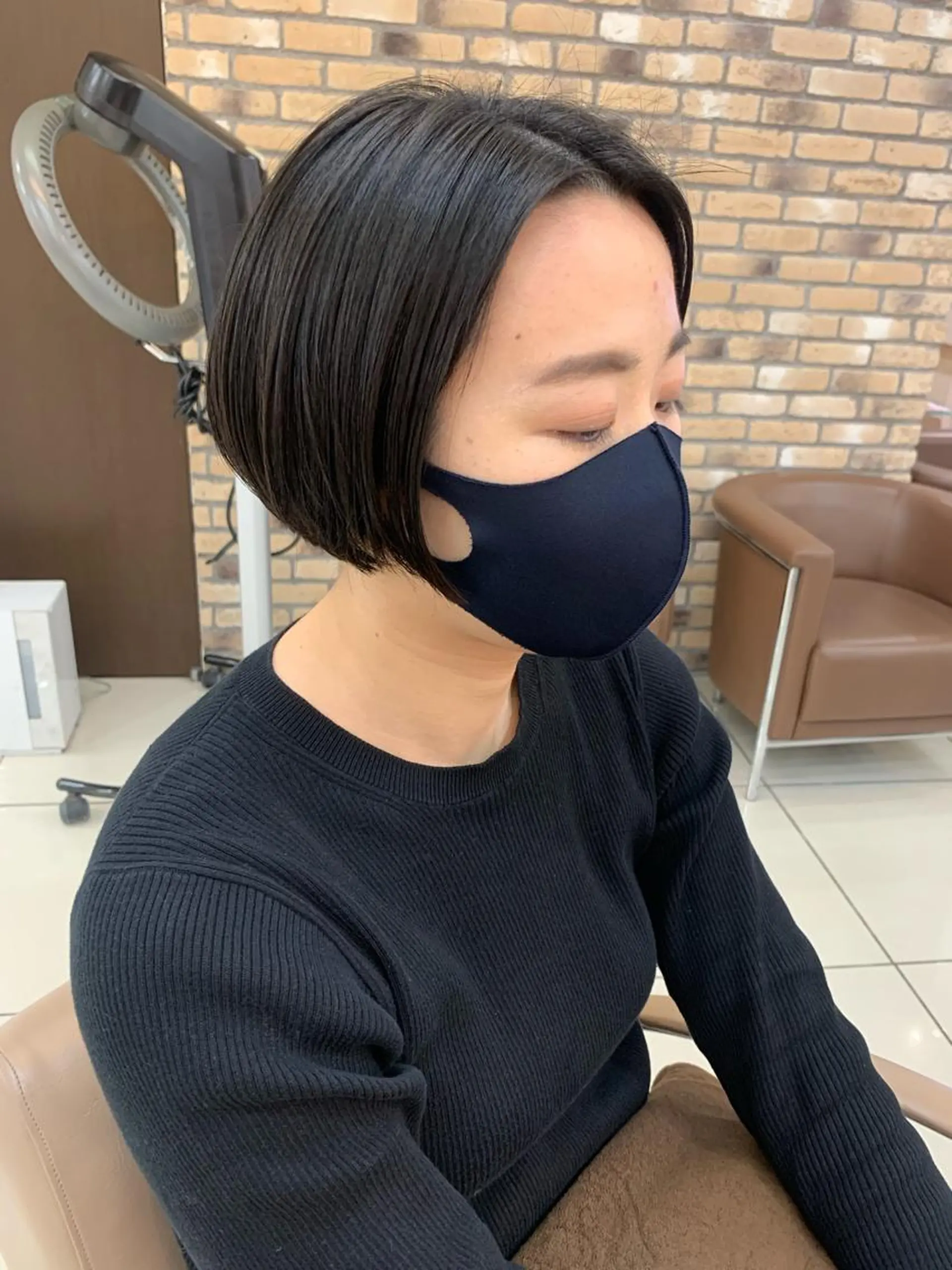 ショート カラー 羽エクステ🩷 🤍まき🤍のヘアスタイル