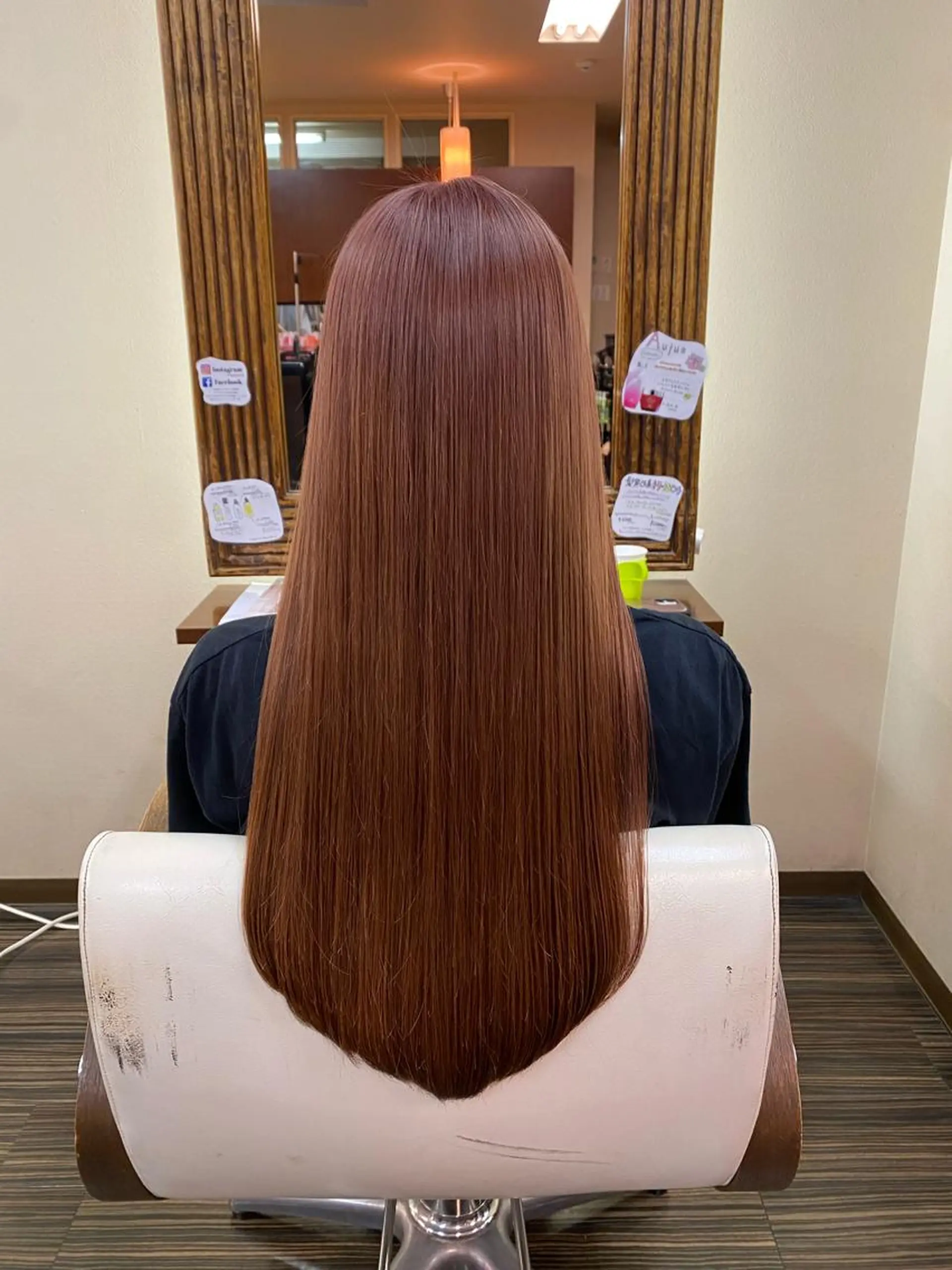 ロング カラー ヘアアレンジ メンズ ヘアカラー トリートメント 加藤 瑠美のヘアスタイル