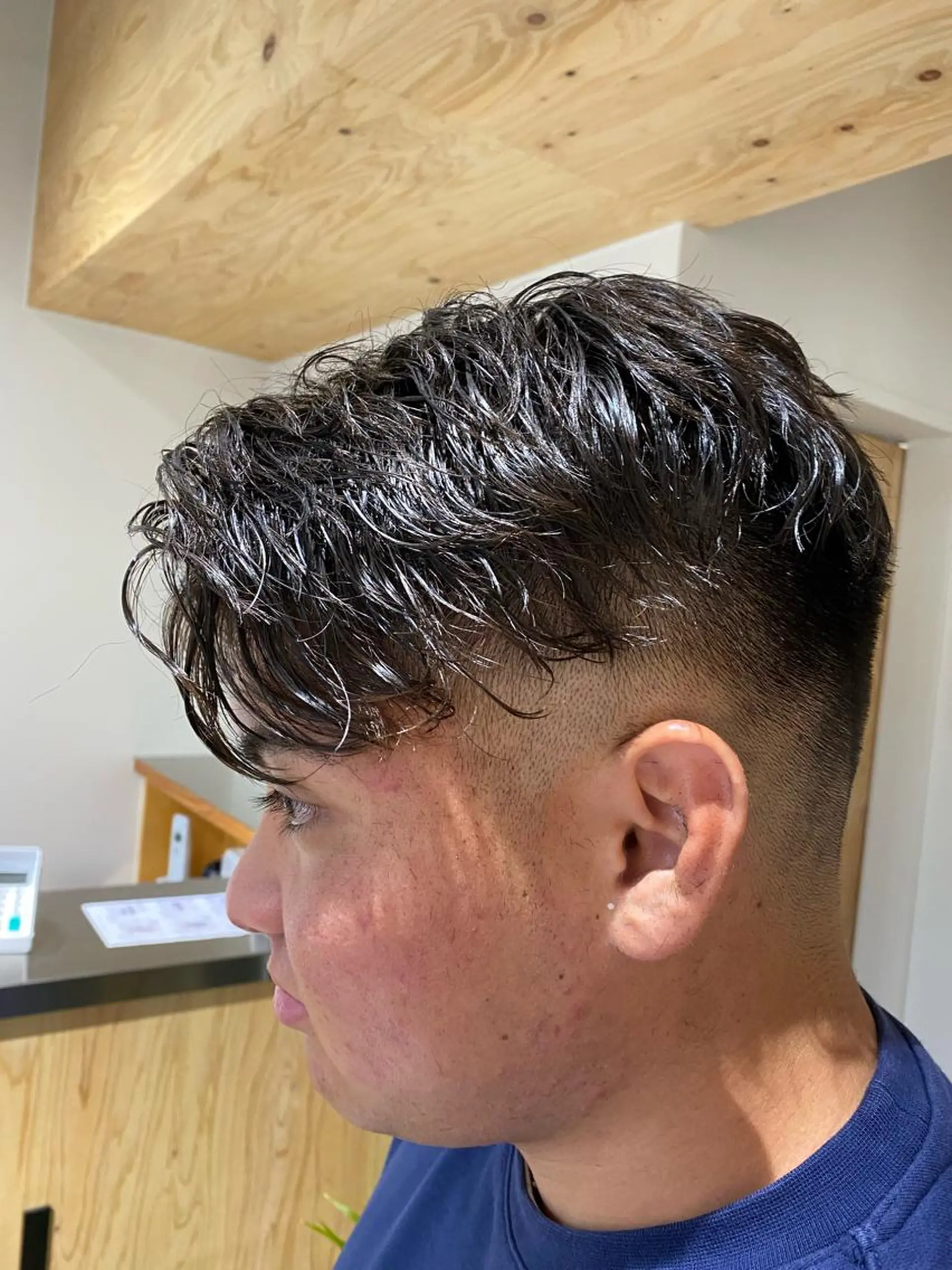 パーマ メンズ カット パーマ トリートメント ヘアセット メンズブリーチカラー /パーマ ごーた立川のヘアスタイル