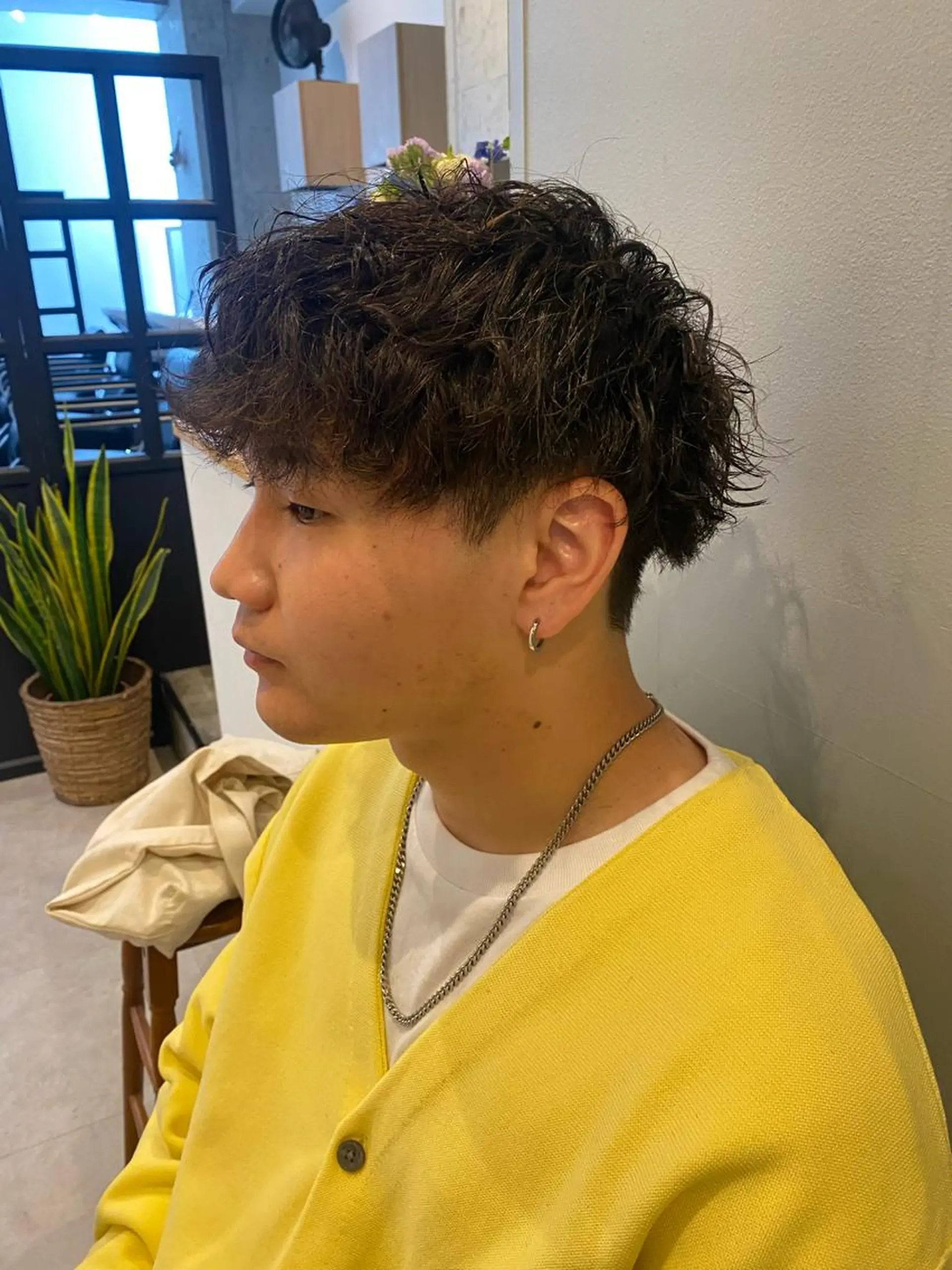 ショート パーマ メンズ カット パーマ トリートメント Dxxxx III所属・女性目線の大人 メンズ*Ayakaのヘアスタイル