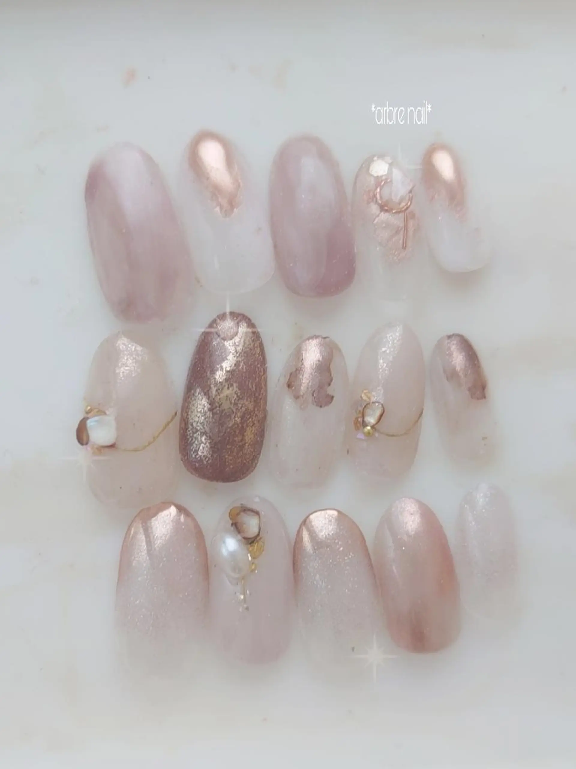 ネイル ハンドネイル ＊arbre nail＊.アーブルネイル所属・✯.。 arbre  nail 。✯.のネイルデザイン