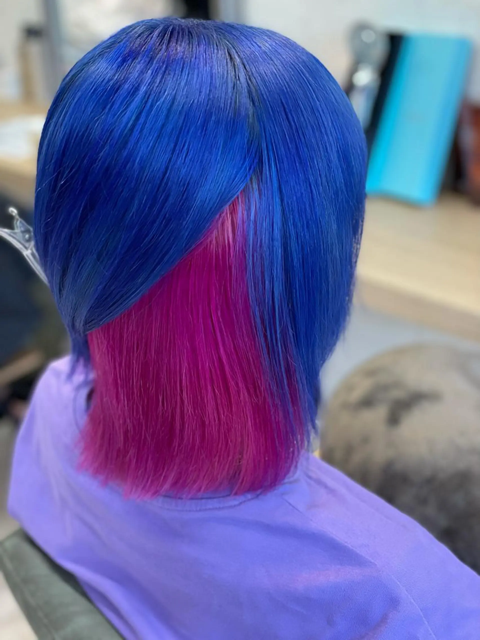 ミディアム カラー ヘアアレンジ ヘアカラー トリートメント 髪質改善×ハイトーン 中田啄也のヘアスタイル