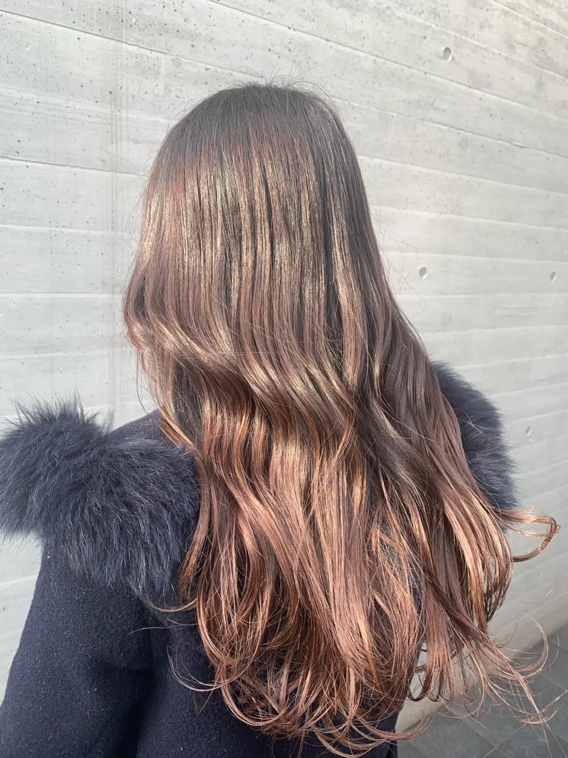 ロング opus 店長大和 レイヤー/赤み消しのヘアスタイル