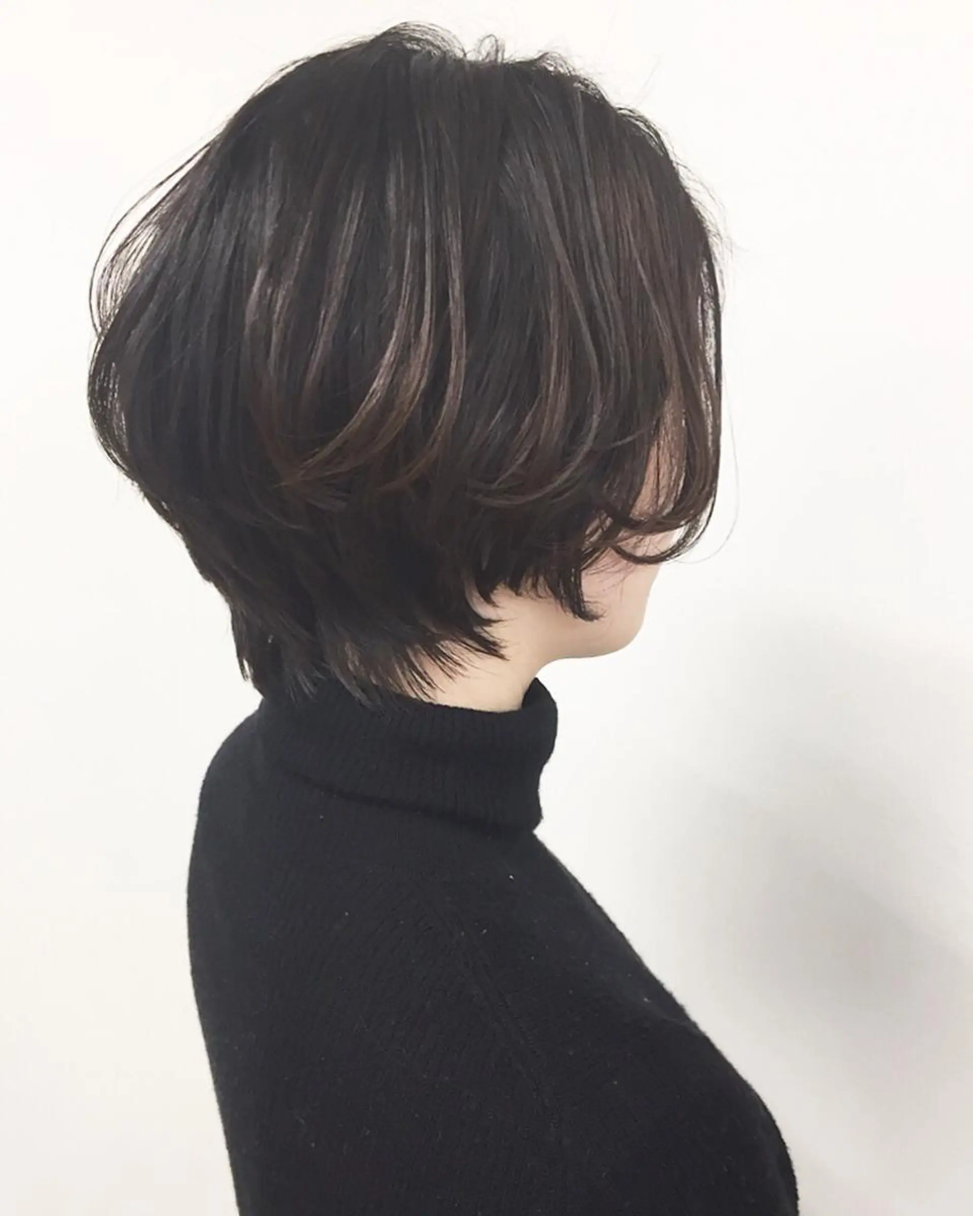 ショート カラー カット ヘアカラー 🔵暗髪　特化🔵 梅田・増田のヘアスタイル