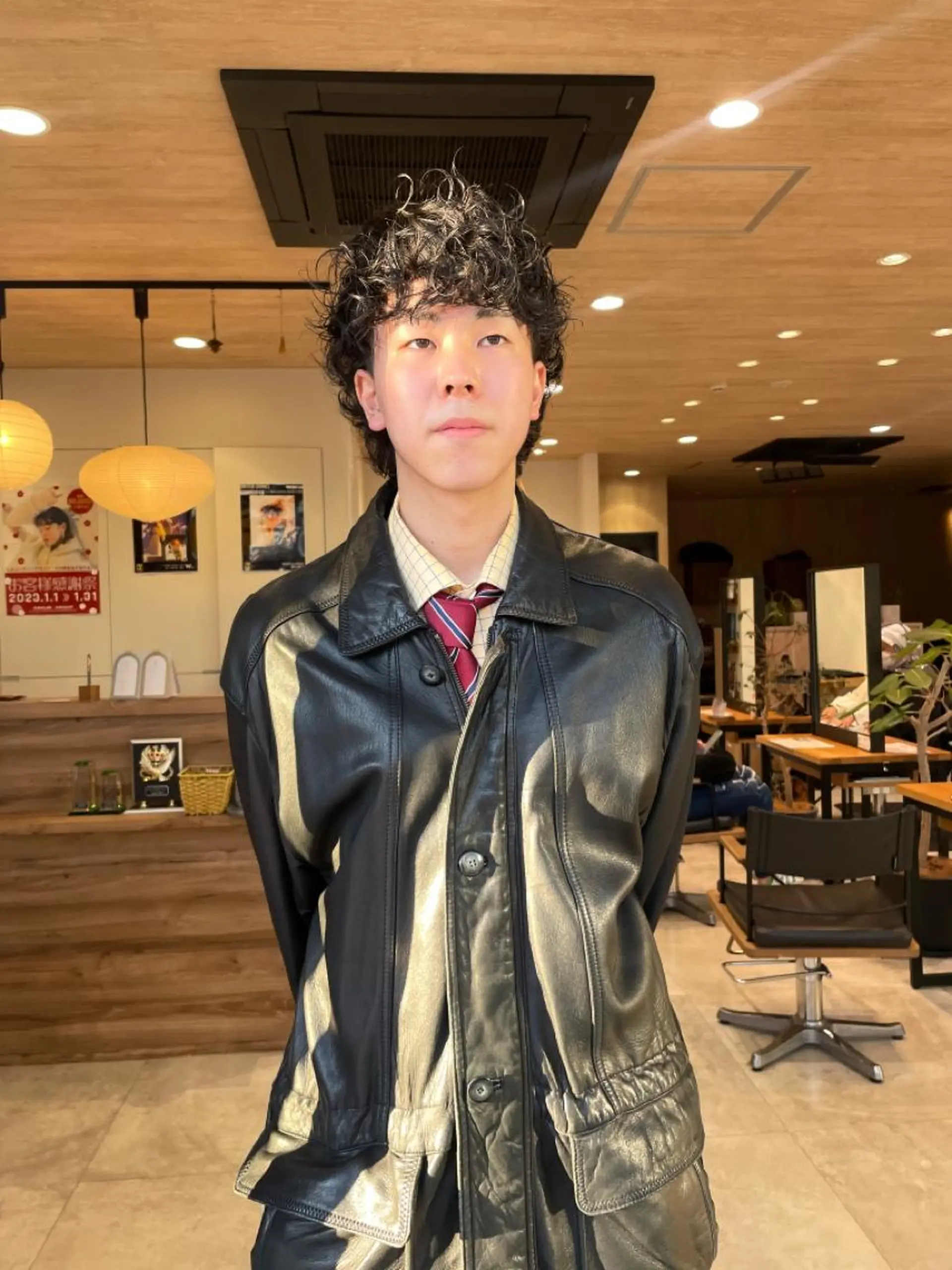 ショート パーマ カット パーマ 似合わせ レイヤー須川のヘアスタイル