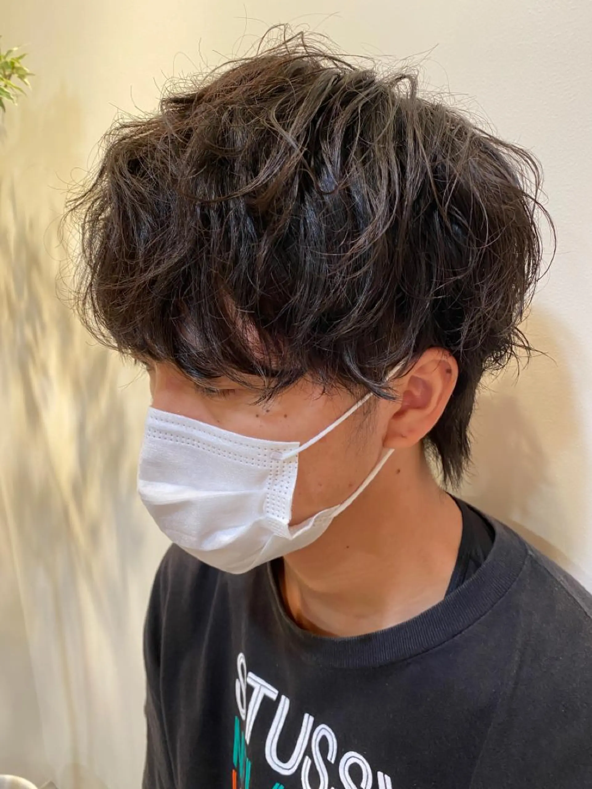 パーマ メンズ メンズパーマ salowin渋谷kitaya park前所属・RIKA韓国ヘア/く びれヘア/上品カラーのヘアスタイル