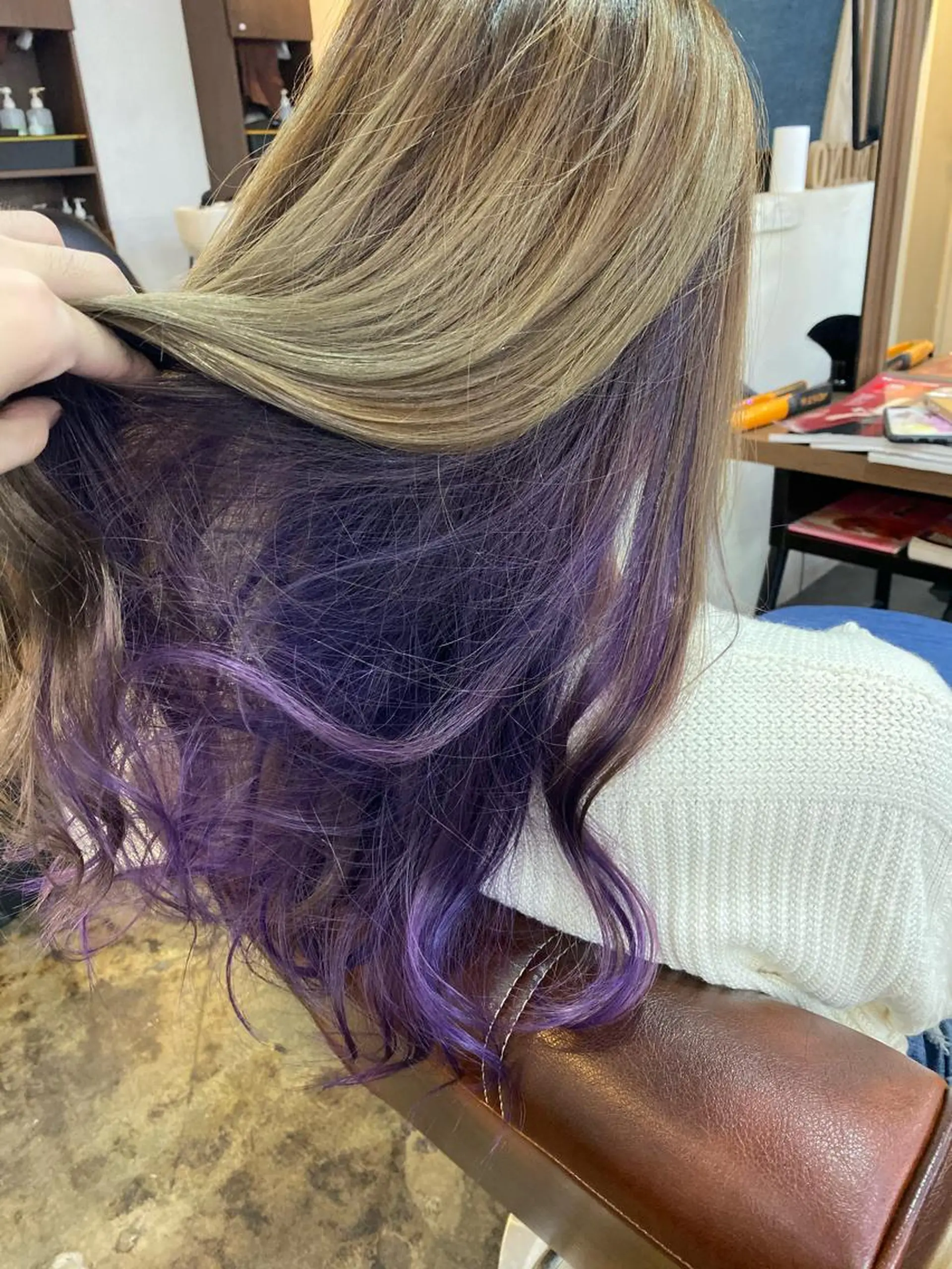 ロング カラー 【艶髪×韓国風】 毛流れ職人 RYOのヘアスタイル