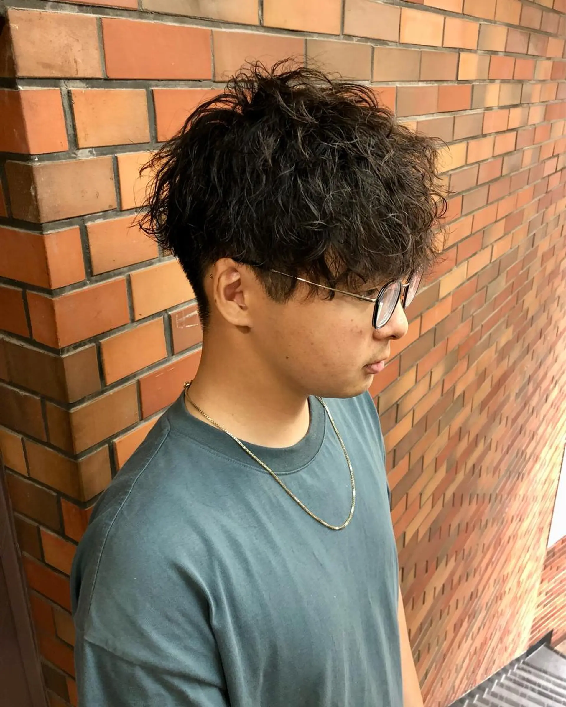 パーマ メンズ 波巻きパーマ ⭐️TOSHIKI メンズパーマオタク⭐のヘアスタイル