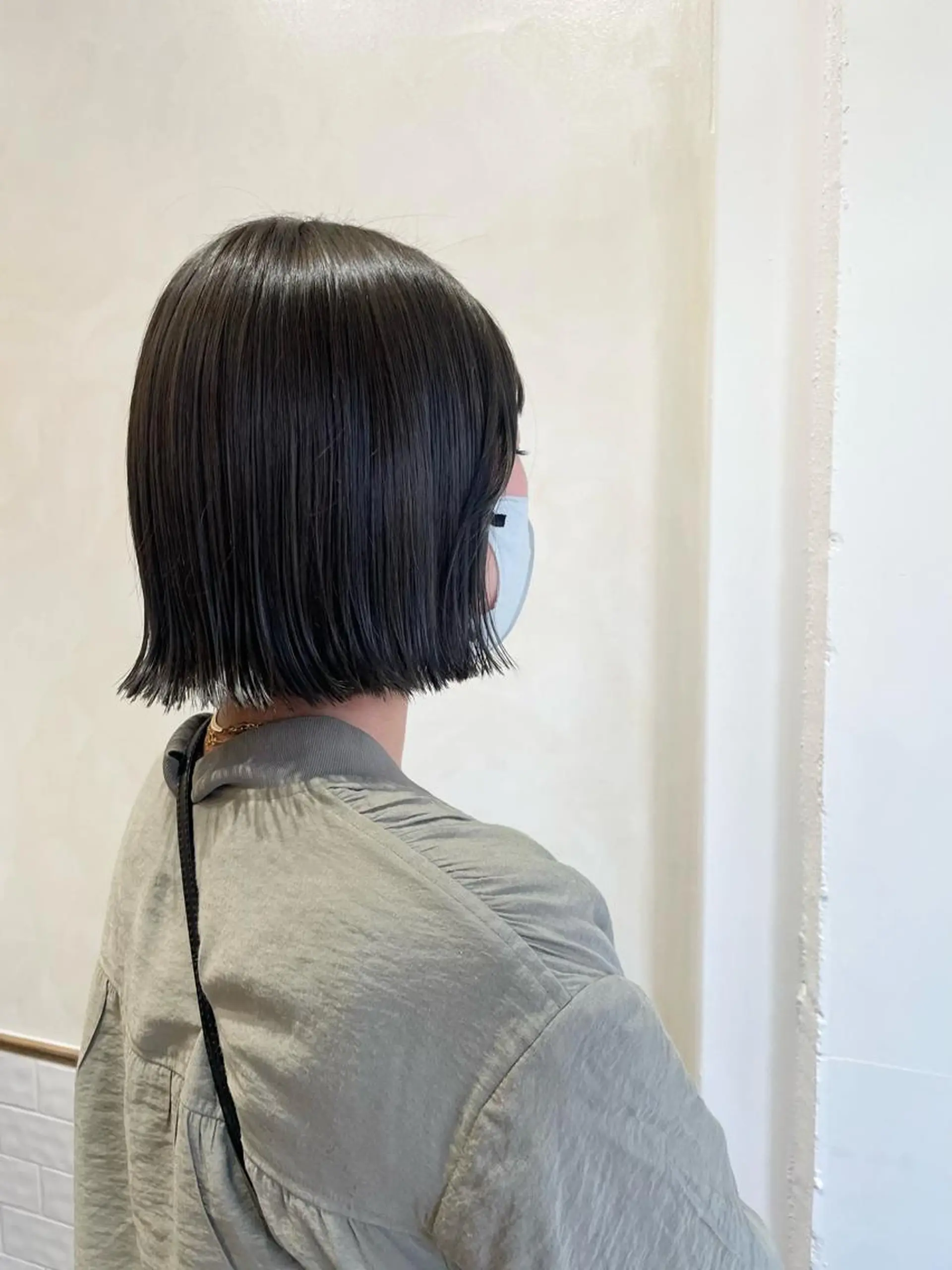 ショート カラー 切りっぱなしボブ ボブ カット ヘアカラー ⌇ROMEO京橋店⌇ 鎌谷明星🪷のヘアスタイル