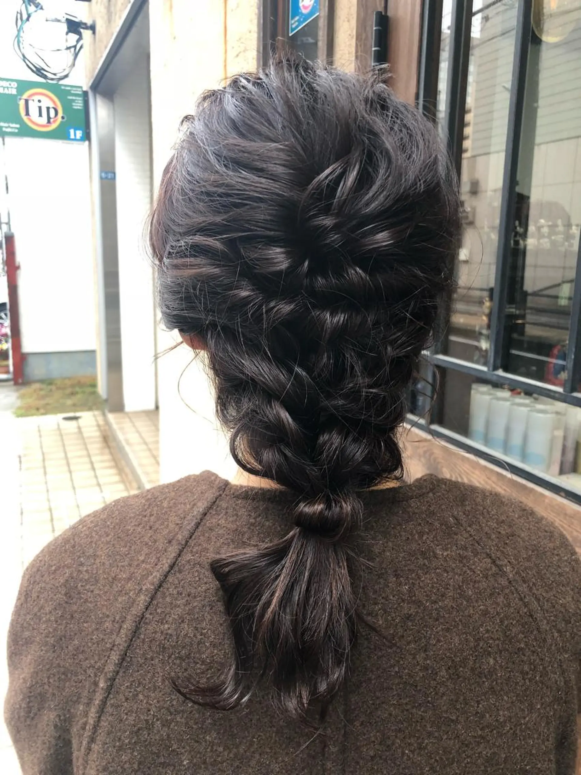 ミディアム ヘアアレンジ 國次 夕貴のヘアスタイル