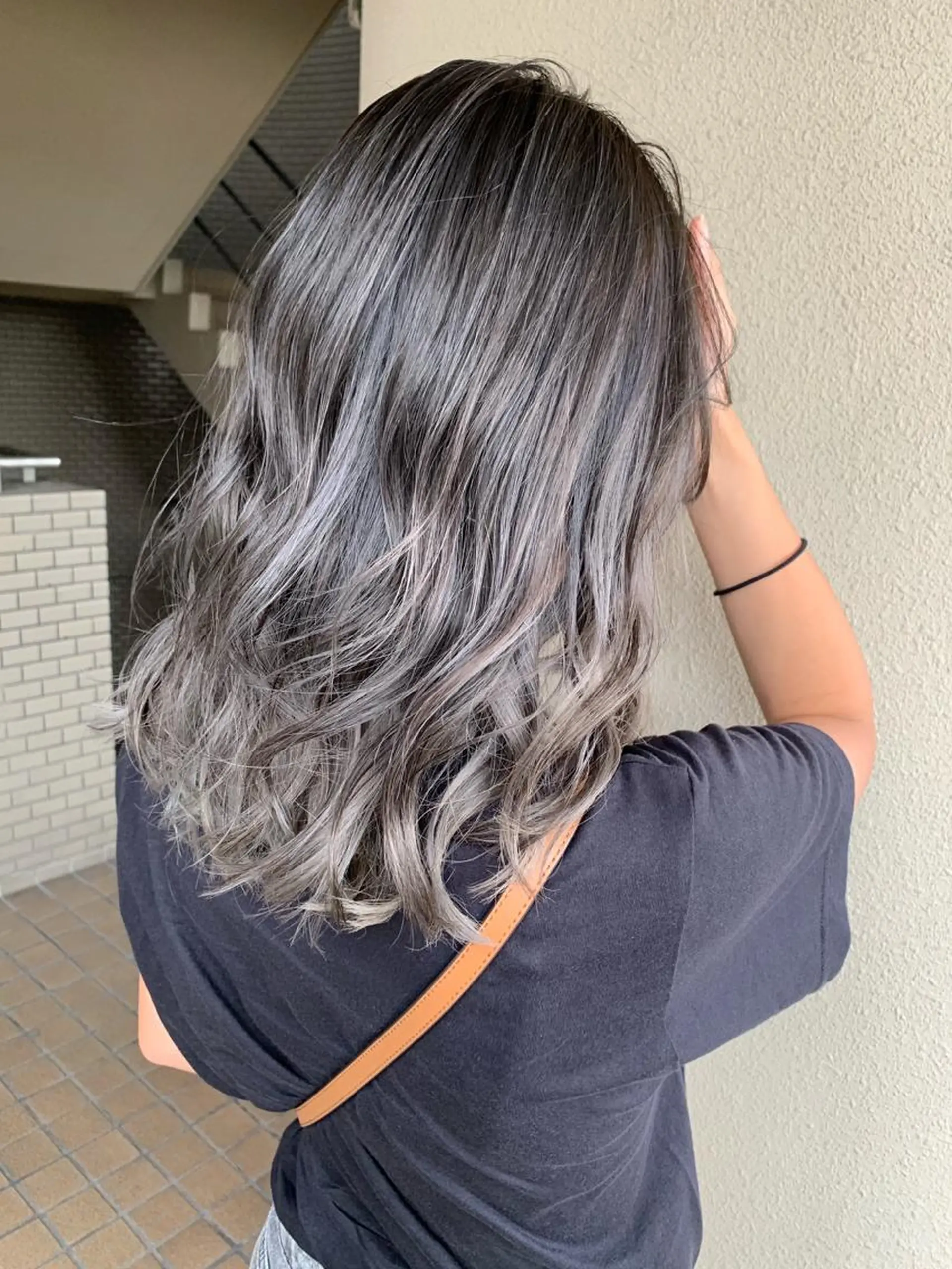 カラー バレイヤージュ 本町/新町/心斎橋 透明感カラーSANCのヘアスタイル