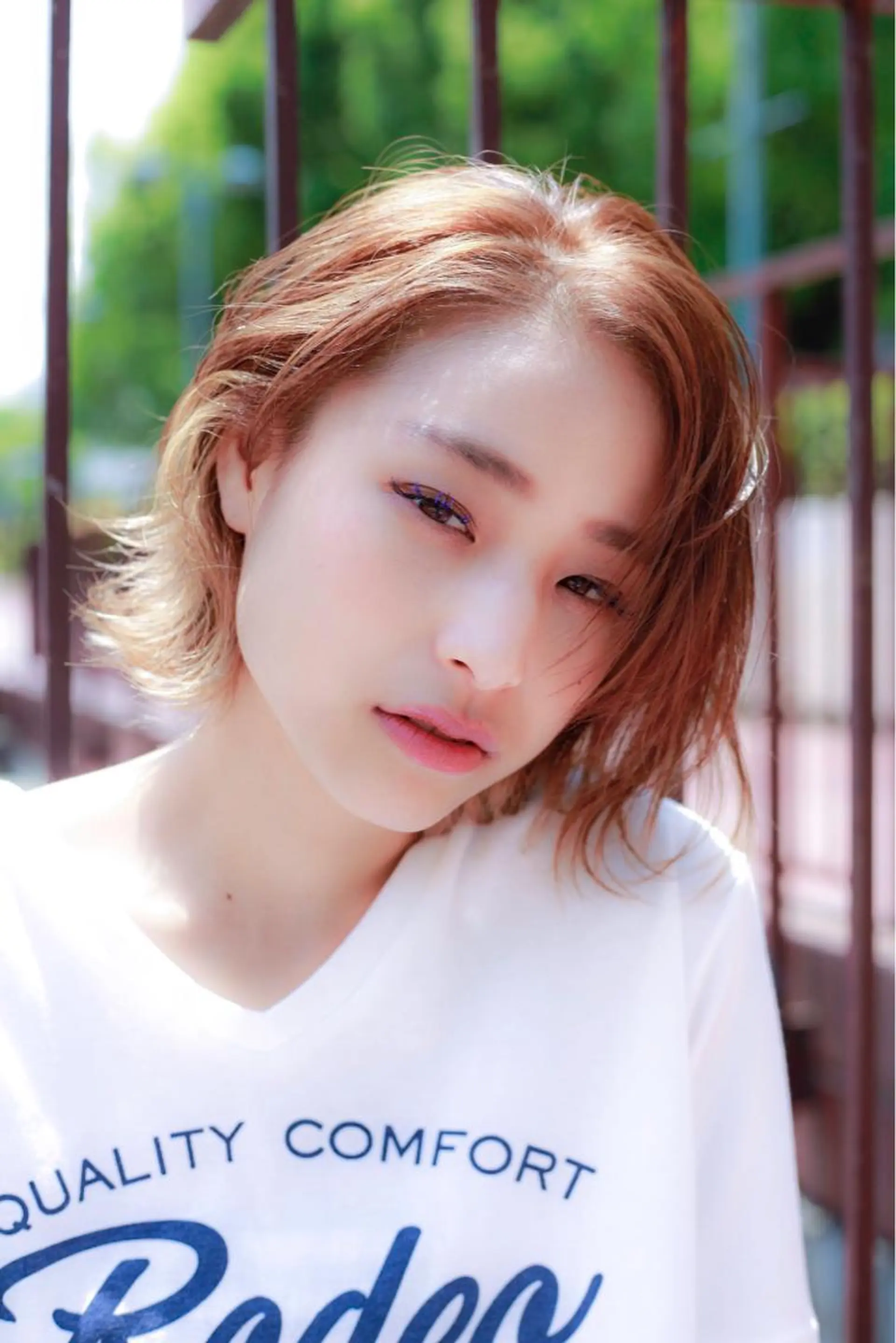 ショート カラー 永田 崇のヘアスタイル