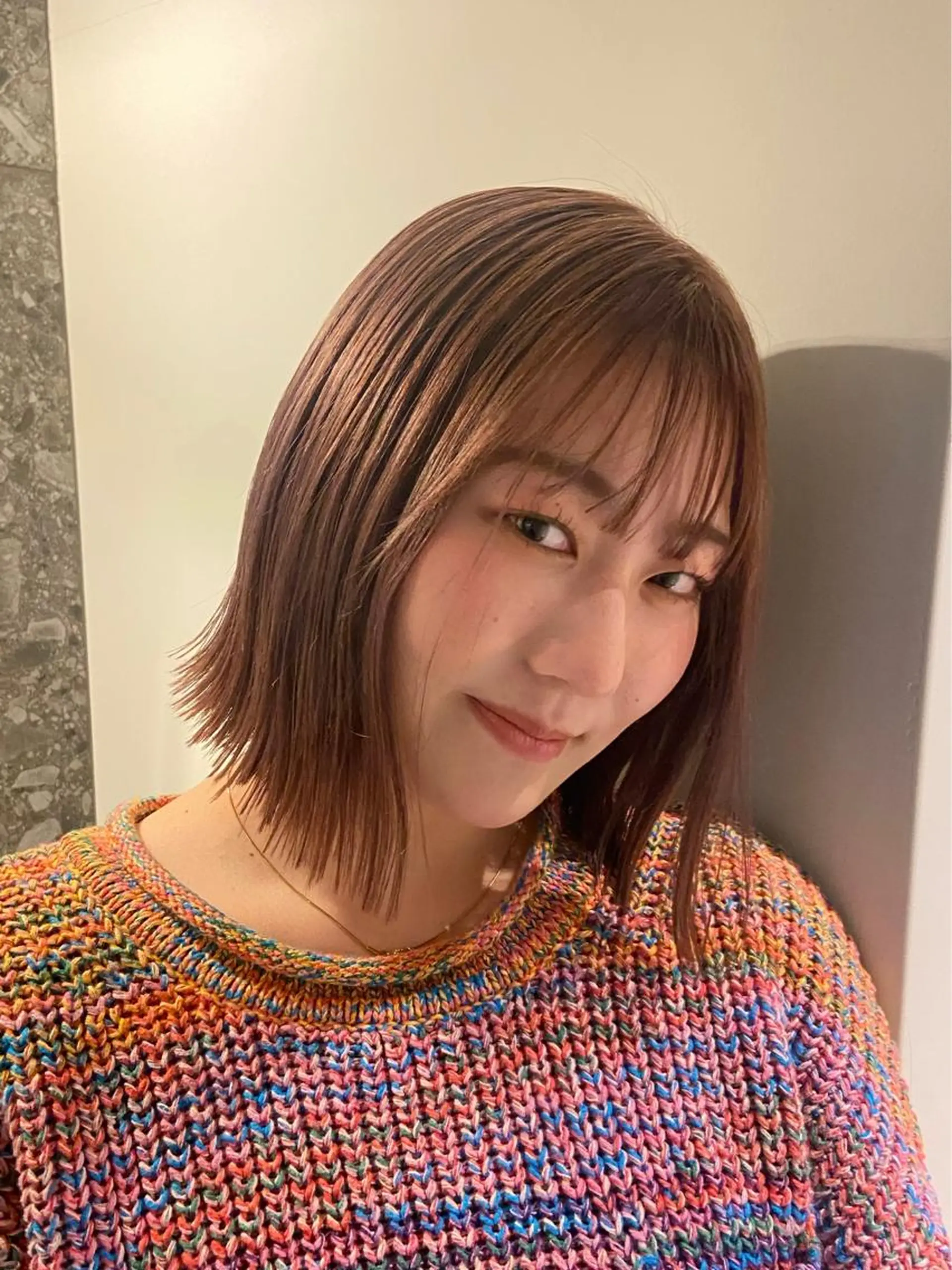 カラー soi所属・Mori Aimiのヘアスタイル