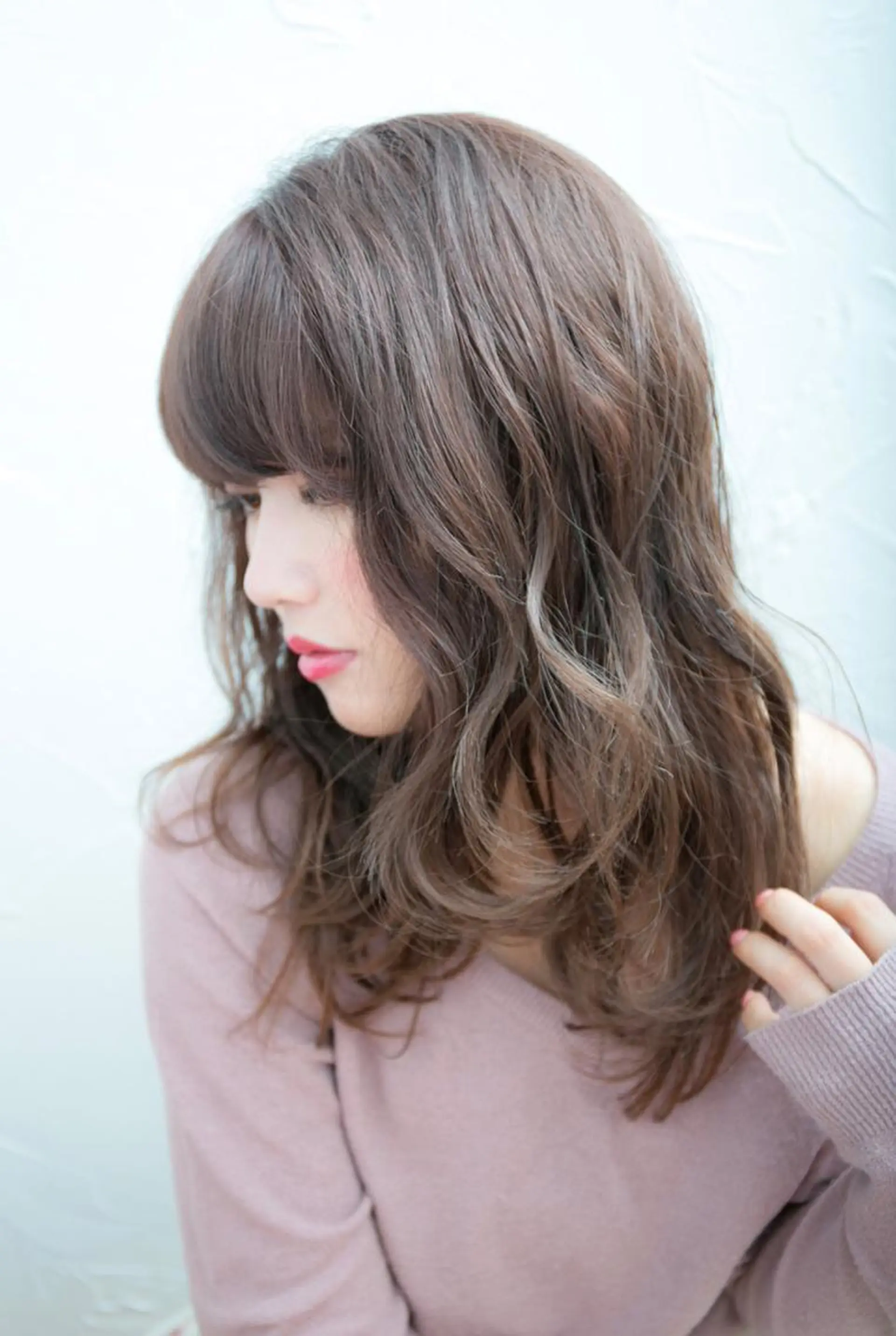 セミロング カラー パーマ 💎清水隆宏💎 TOPSTYLISTのヘアスタイル