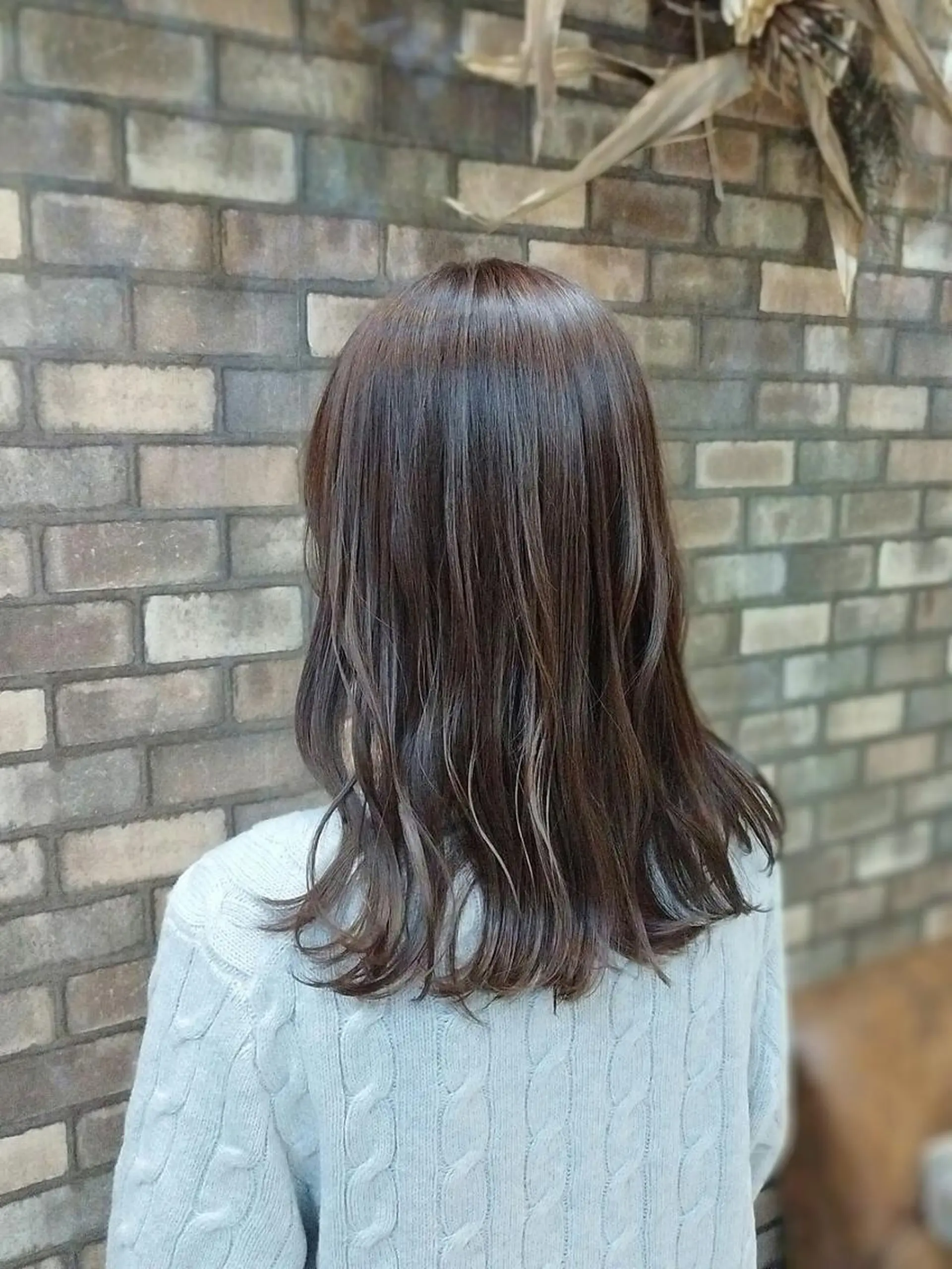 セミロング カラー セミロングパーマ バレイヤージュ ブリーチ ケアブリーチ デザインカラー 艶髪×美髪✨ newi八王子のヘアスタイル