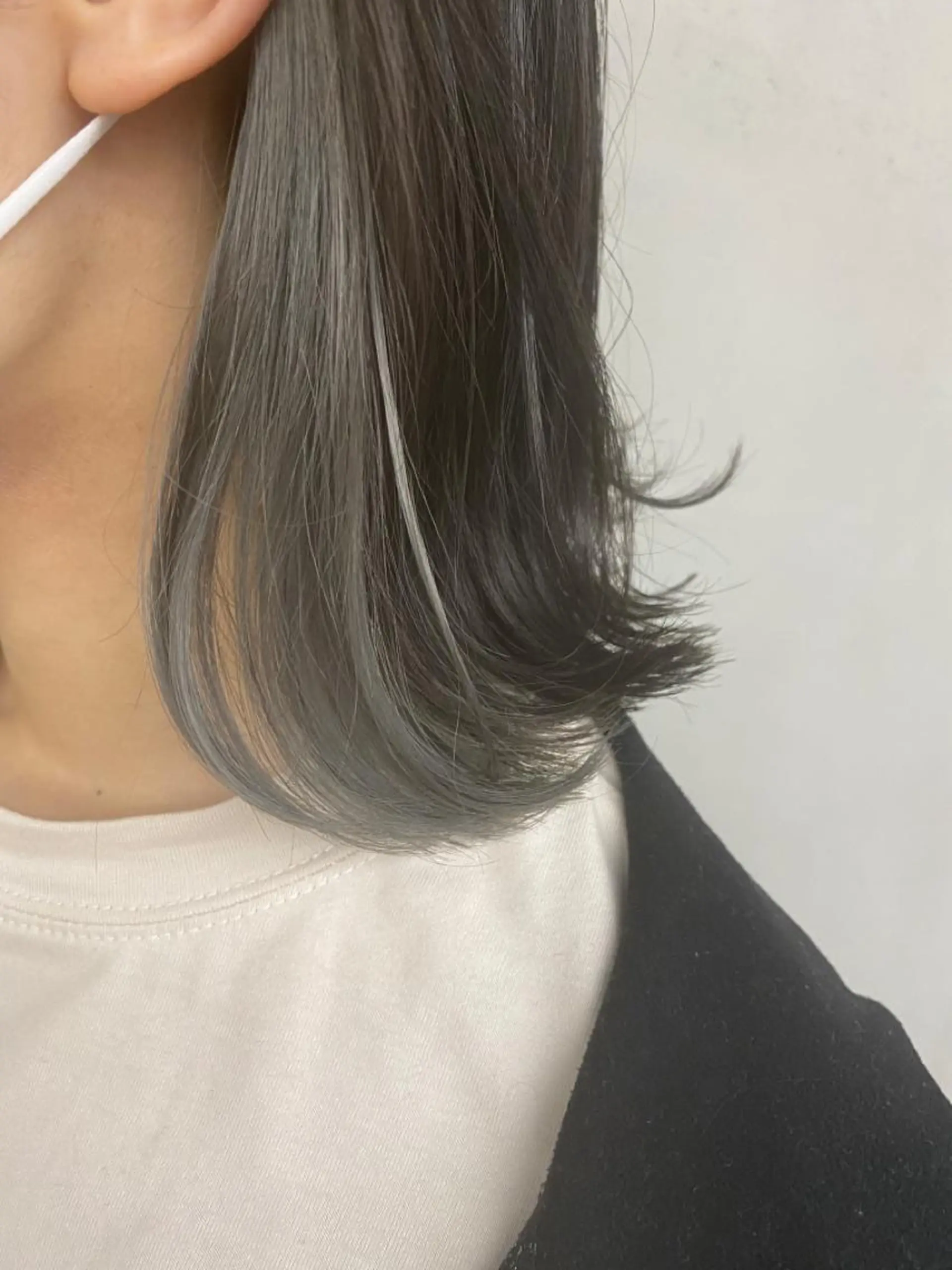 ショート カラー パーマ ヘアアレンジ メンズ キッズ ネイル マツエク・マツパ メンズインナーカラー グレージュ インナーカラー ミント 🌸グレージュ/ ベージュ🌸yutaのヘアスタイル