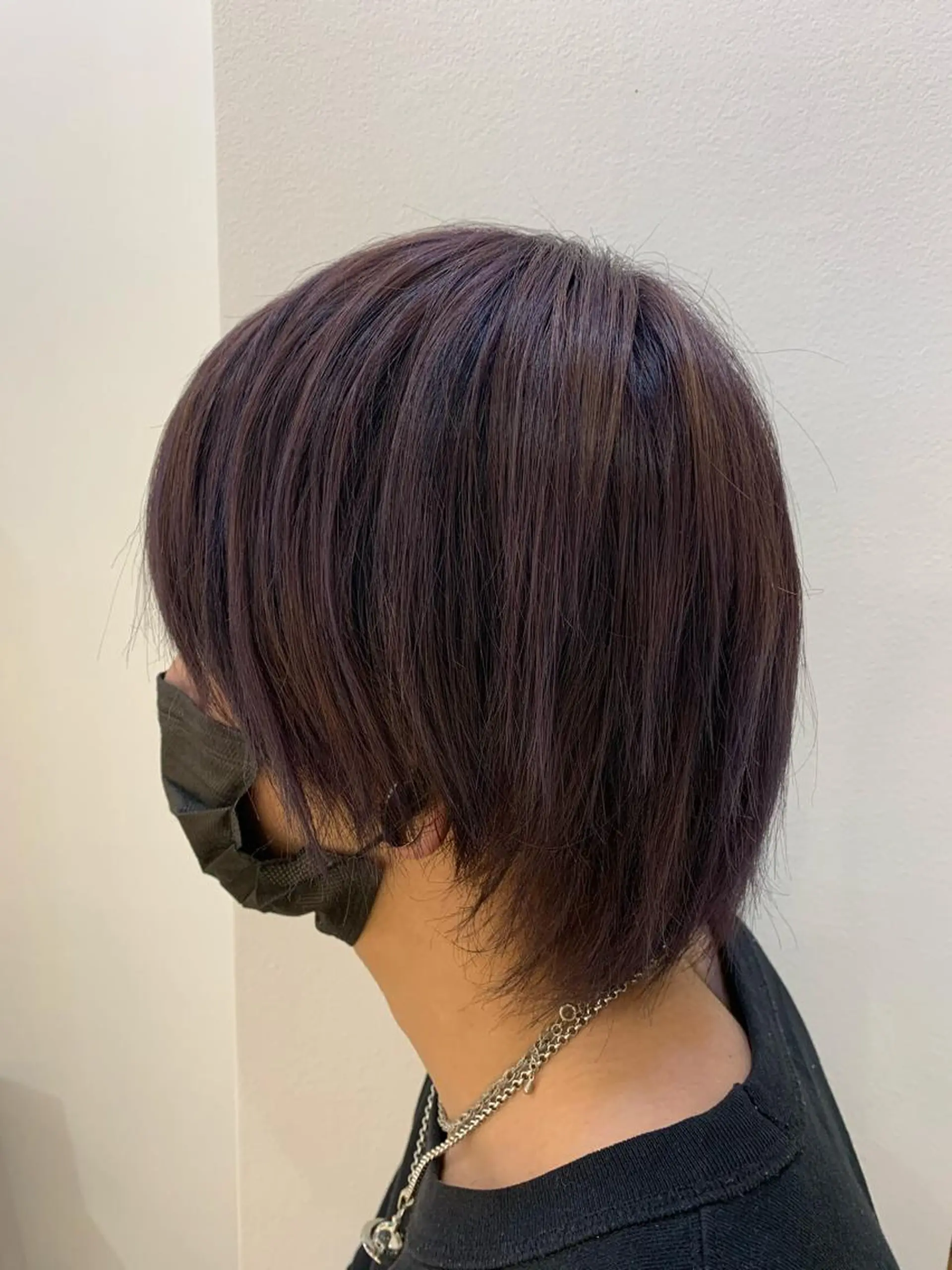 カラー メンズ ブルーカラー ブルージュ ラベンダーカラー ネイビーカラー 🤍韓国風/艶髪🤍 鳥越美羽のヘアスタイル