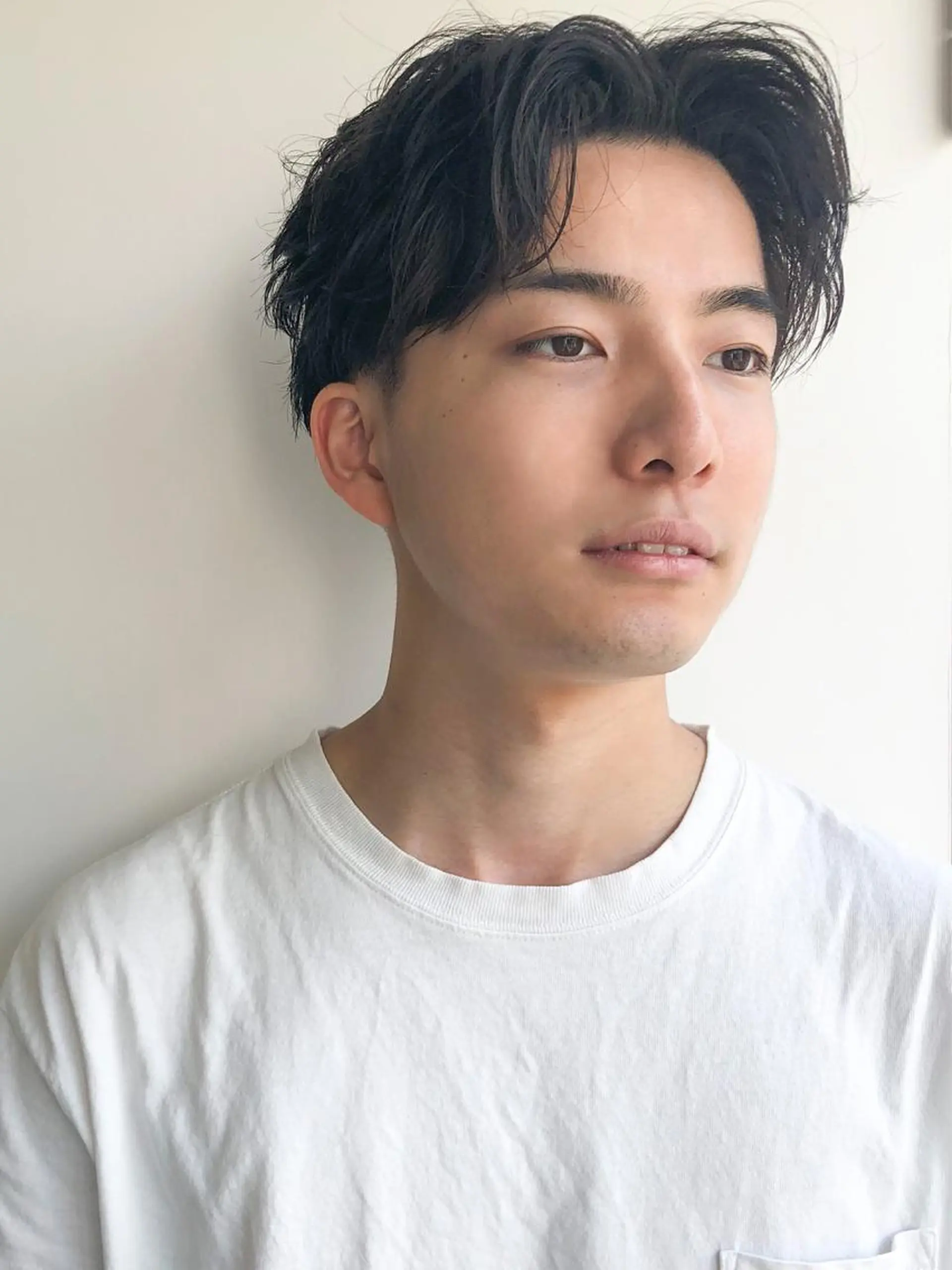 メンズ センターパート カット 渋谷メンズカット/ 工藤靖也のヘアスタイル