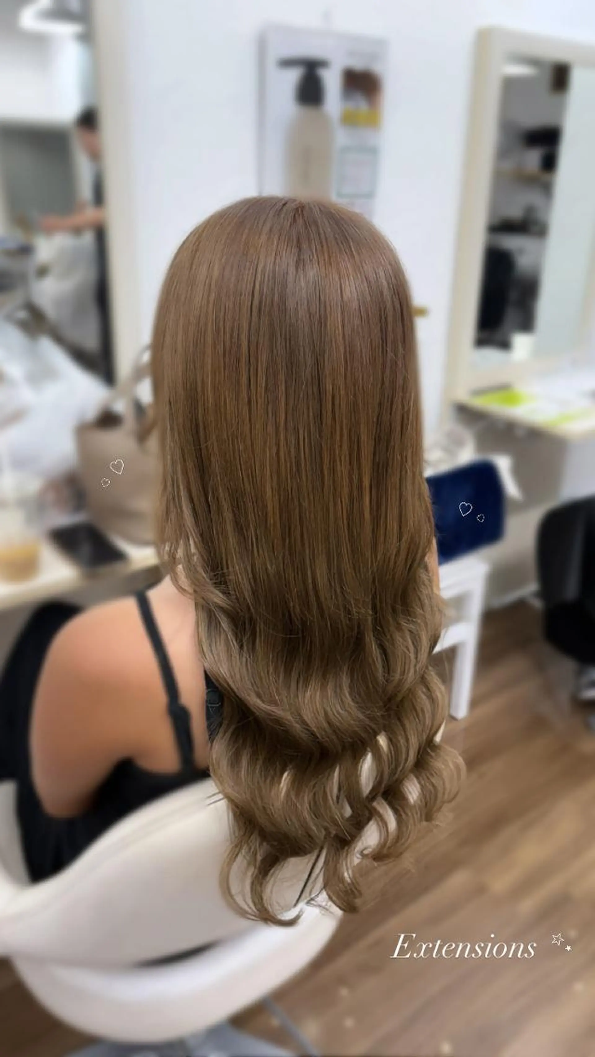 ロング シールエクステ エクステ ロング エクステ GLOSS♡ ヤマガミコウジのヘアスタイル