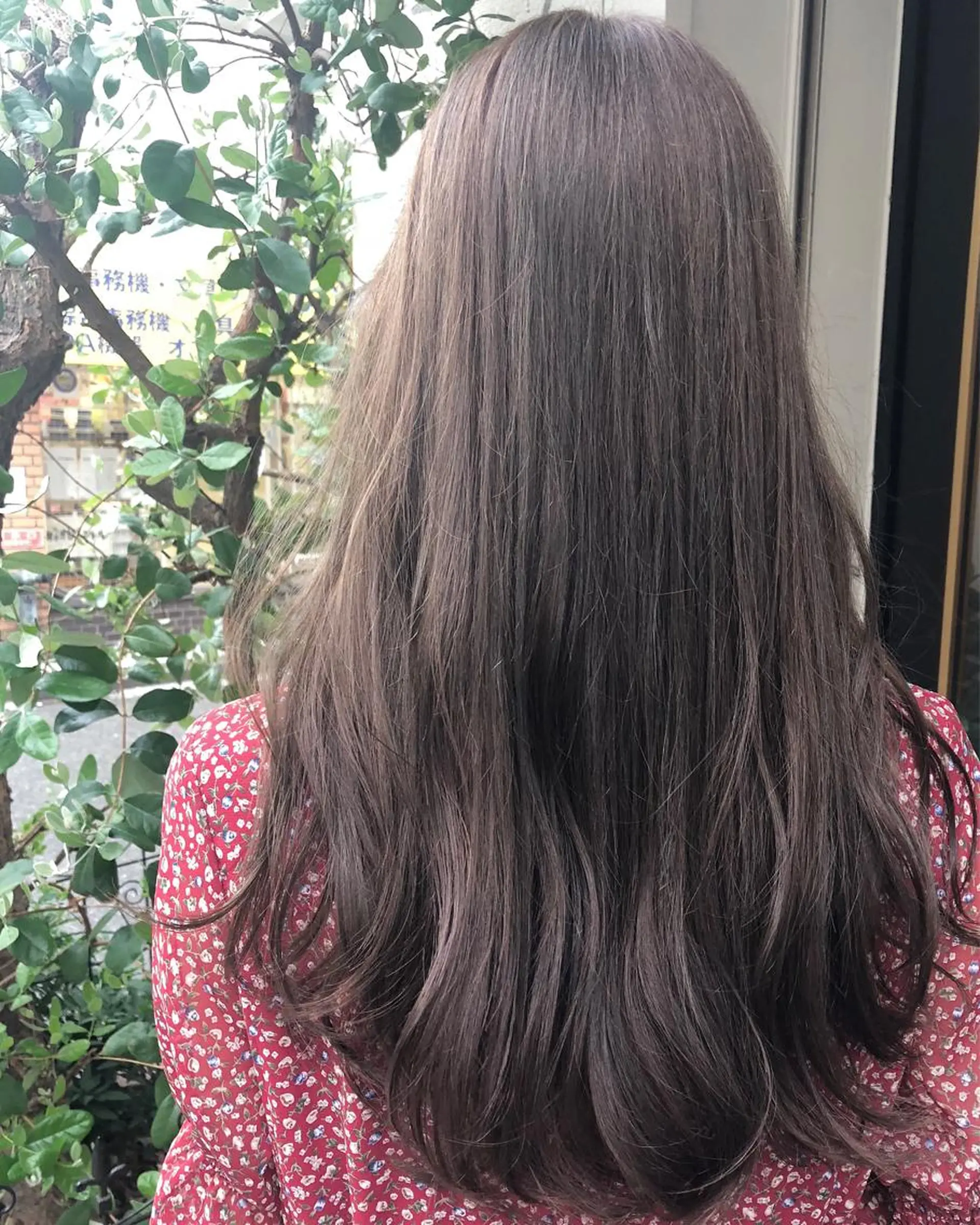 ロング カラー グレージュ ラベンダーカラー ラベンダーグレージュ ラベンダーグレー RUMéL 🌙YUIのマツエク・マツパデザイン