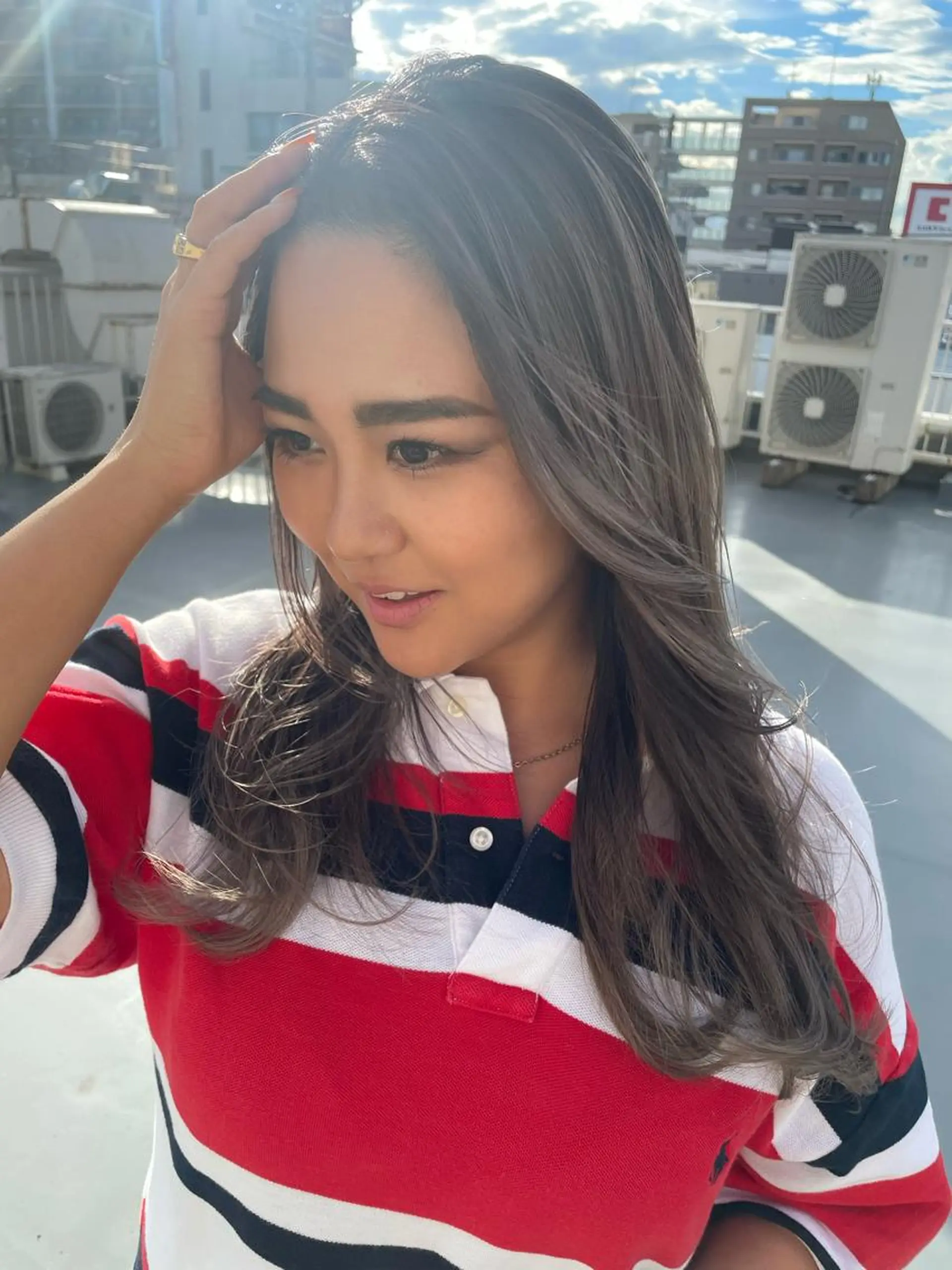 ロング カラー 透明感カラー✨艶髪 制作🌱山根あゆみのヘアスタイル