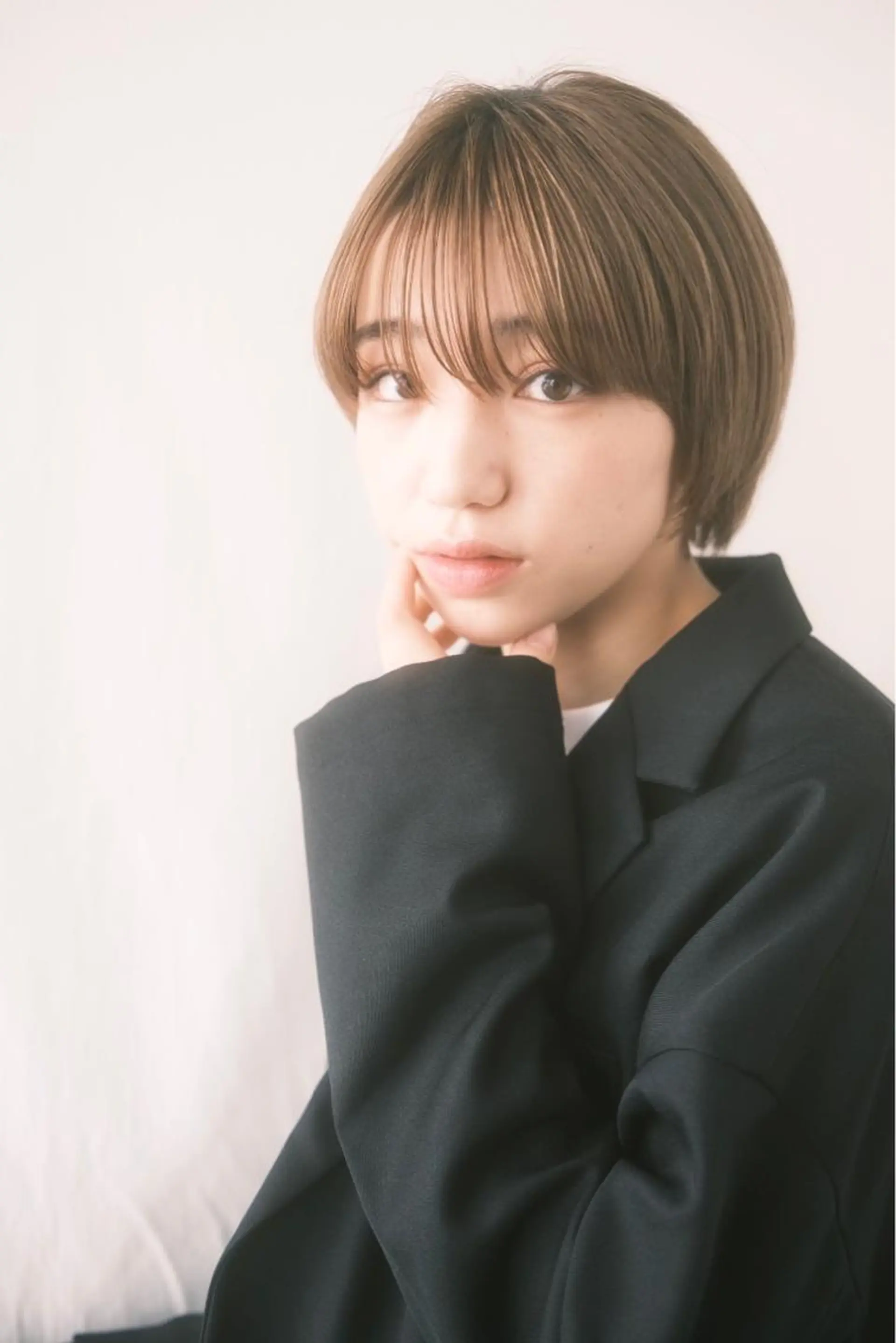 ショート カラー パーマ カット ヘアカラー トリートメント ショートボブ縮毛矯正 髪質改善のプロ山道潤のヘアスタイル