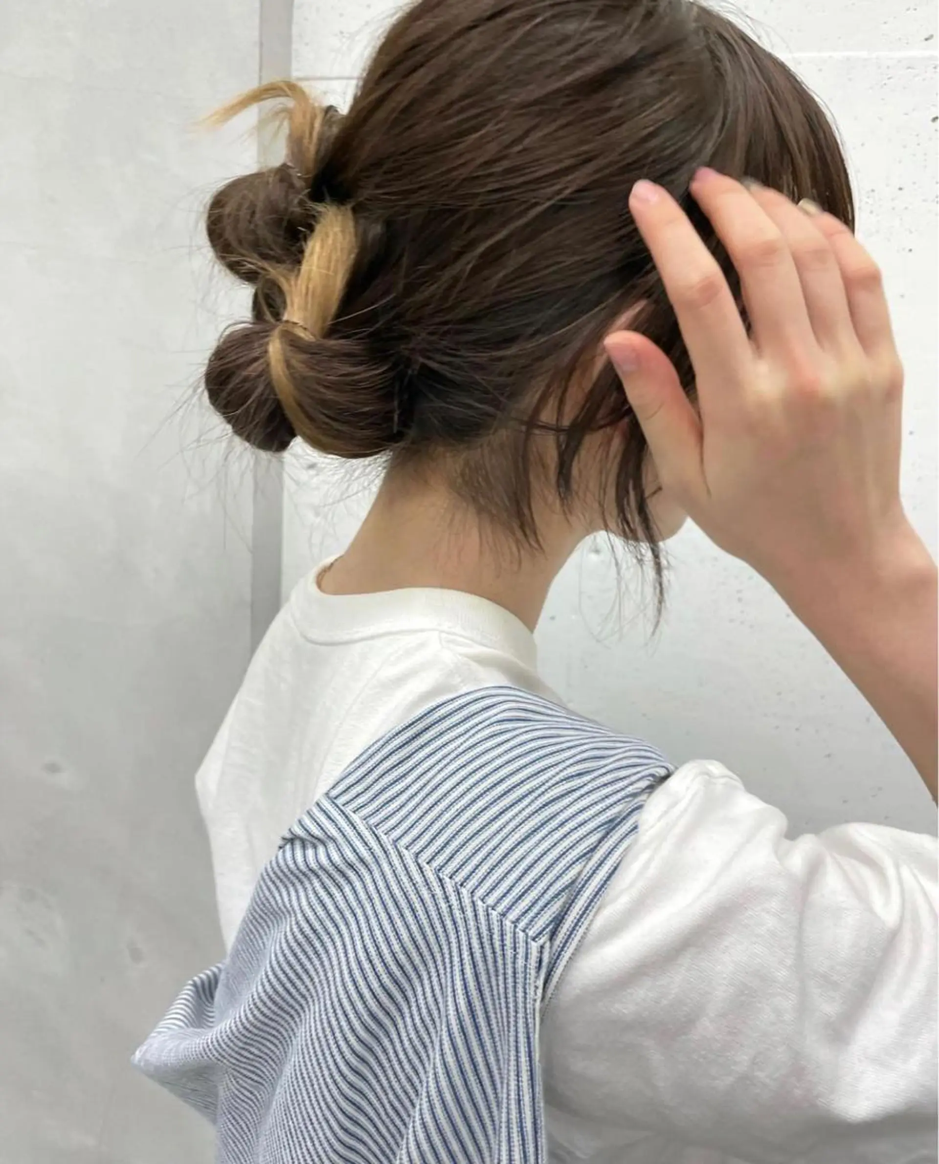 ロング 顔周りカット MUKU所属・fuka モデル募集のヘアスタイル