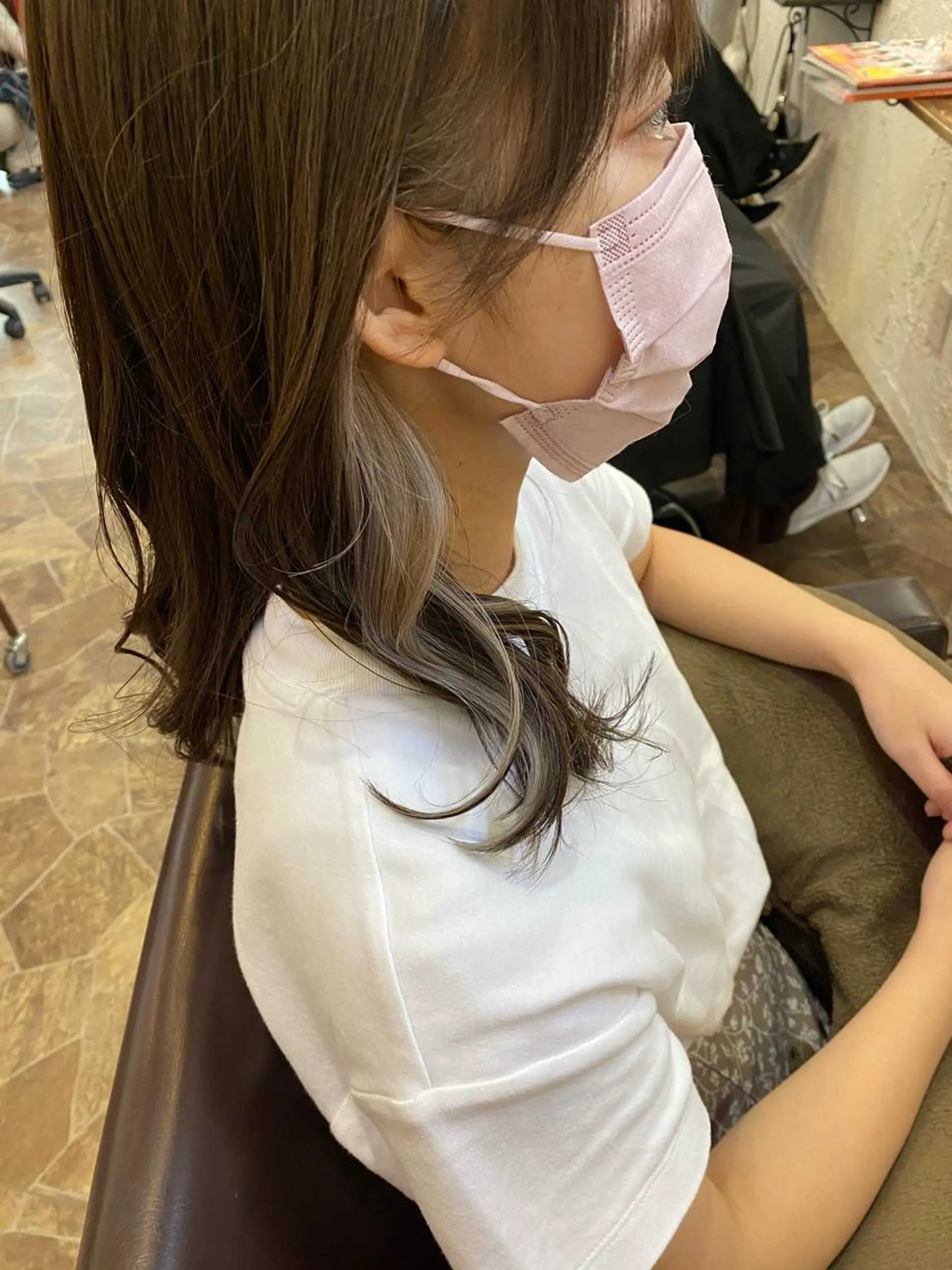 セミロング 大江 珠実のヘアスタイル