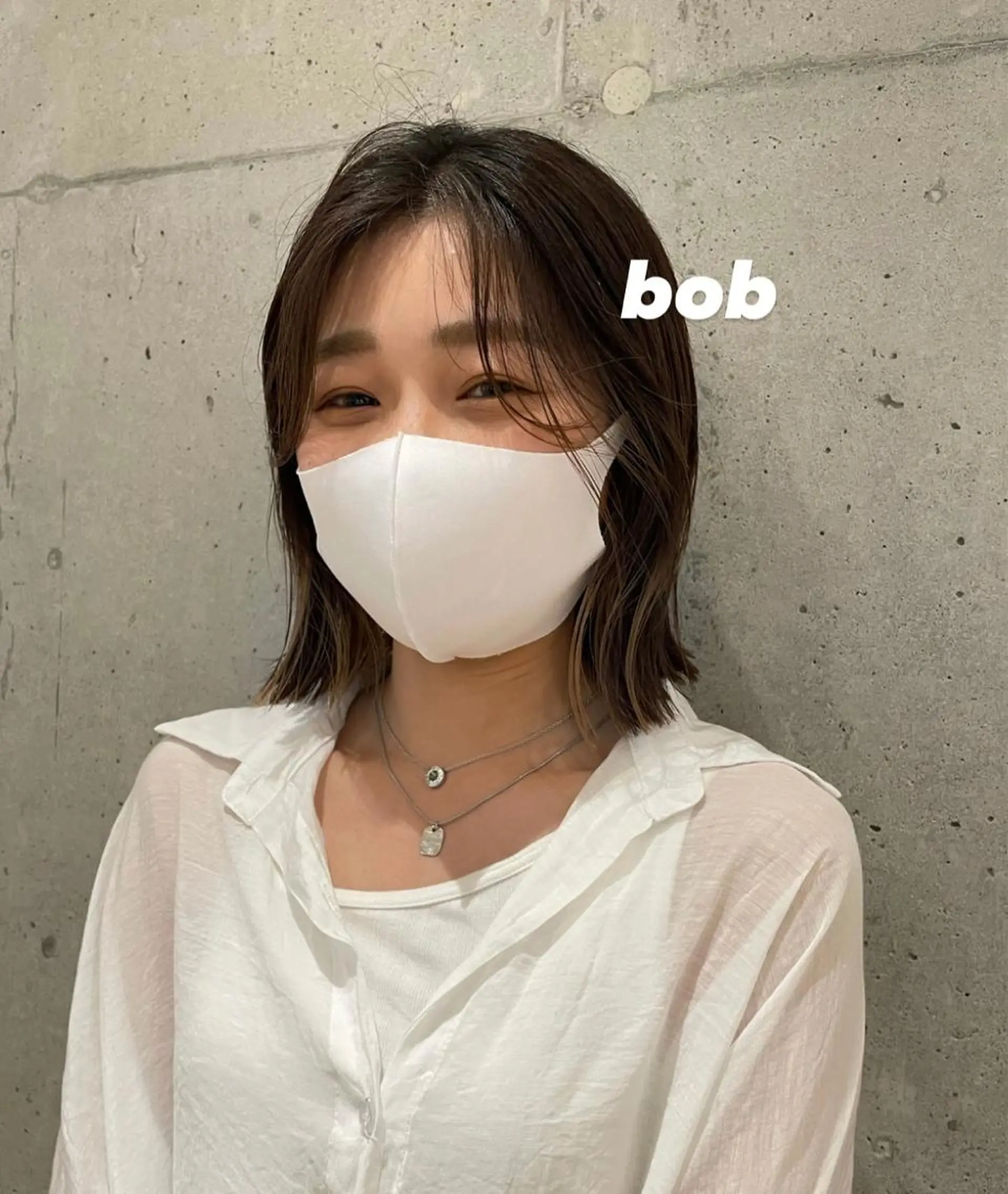 ミディアム カラー パーマ ヘアアレンジ マツエク・マツパ Miku /ブリーチ/ボブのヘアスタイル