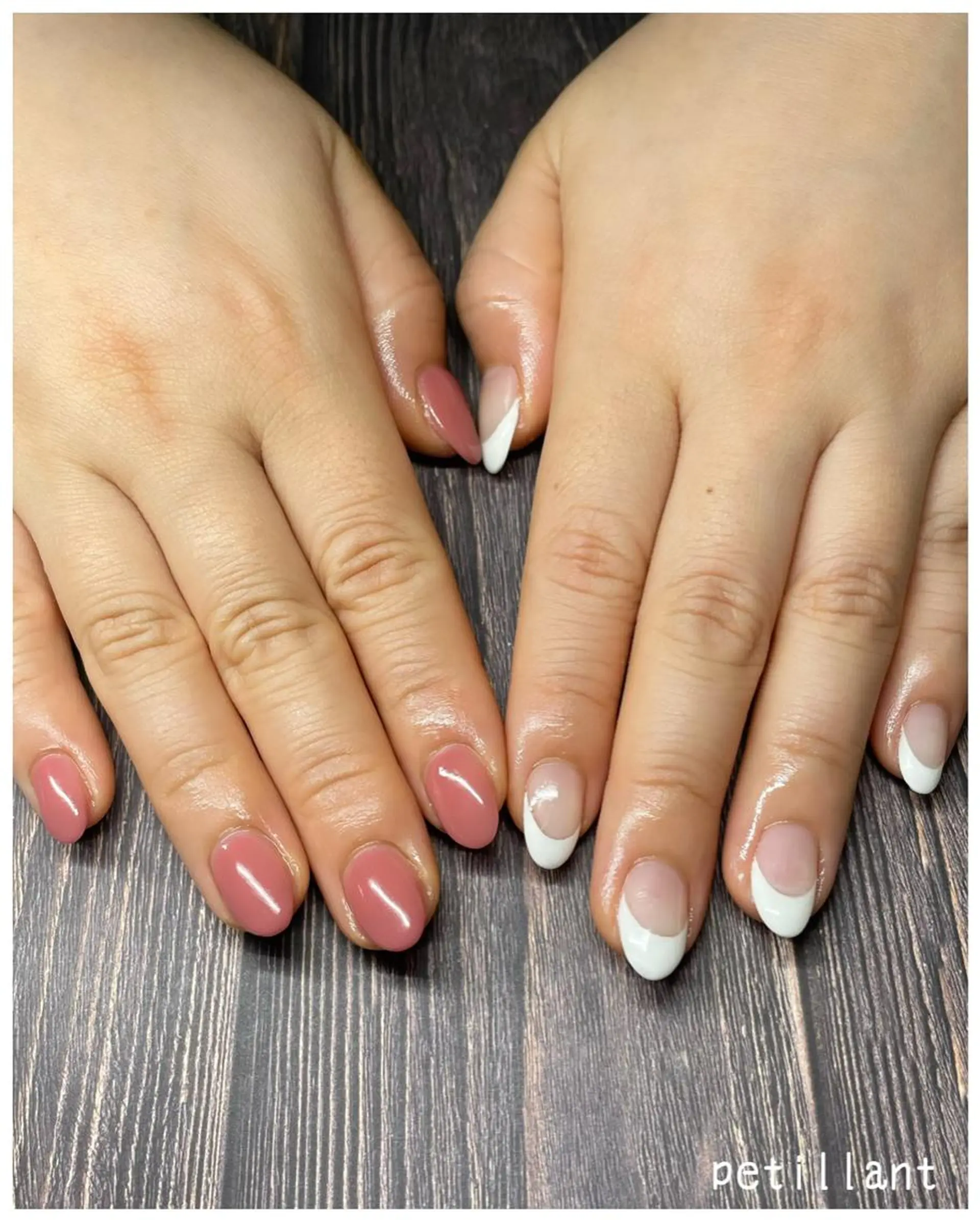 ネイル フレンチネイル ピンク petillant所属・nail salon petillantのネイルデザイン