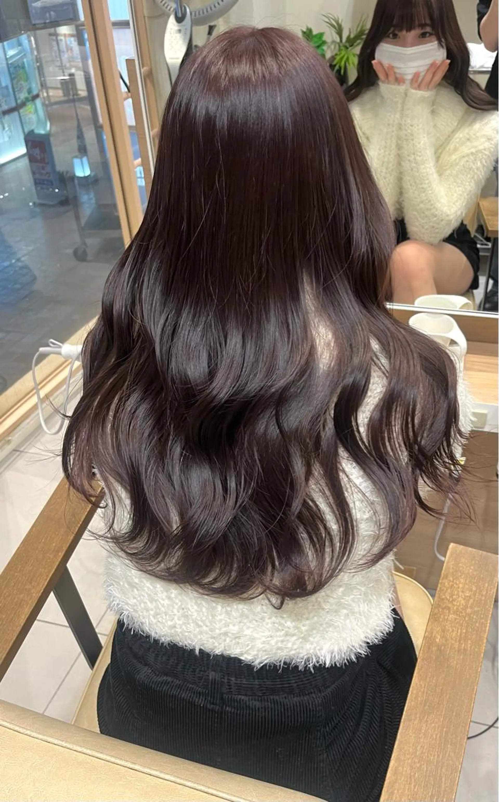 ロング カラー ピンクカラー 🟣niw SHUNNA🟣のヘアスタイル