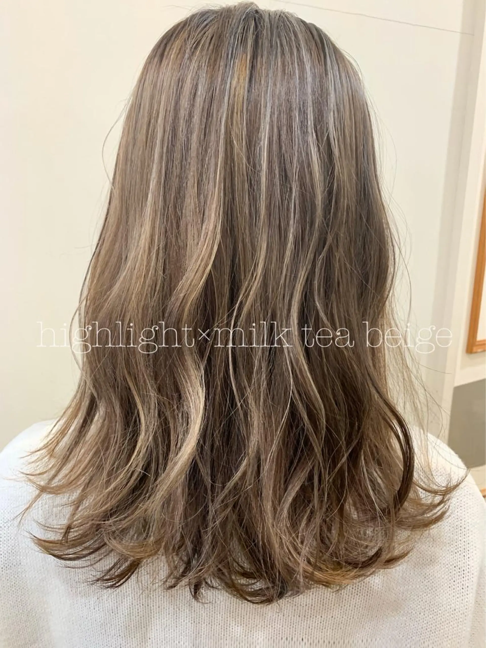 セミロング カラー ヘアカラー トリートメント ぱつっとボブ/ 小野あかねのその他イメージ