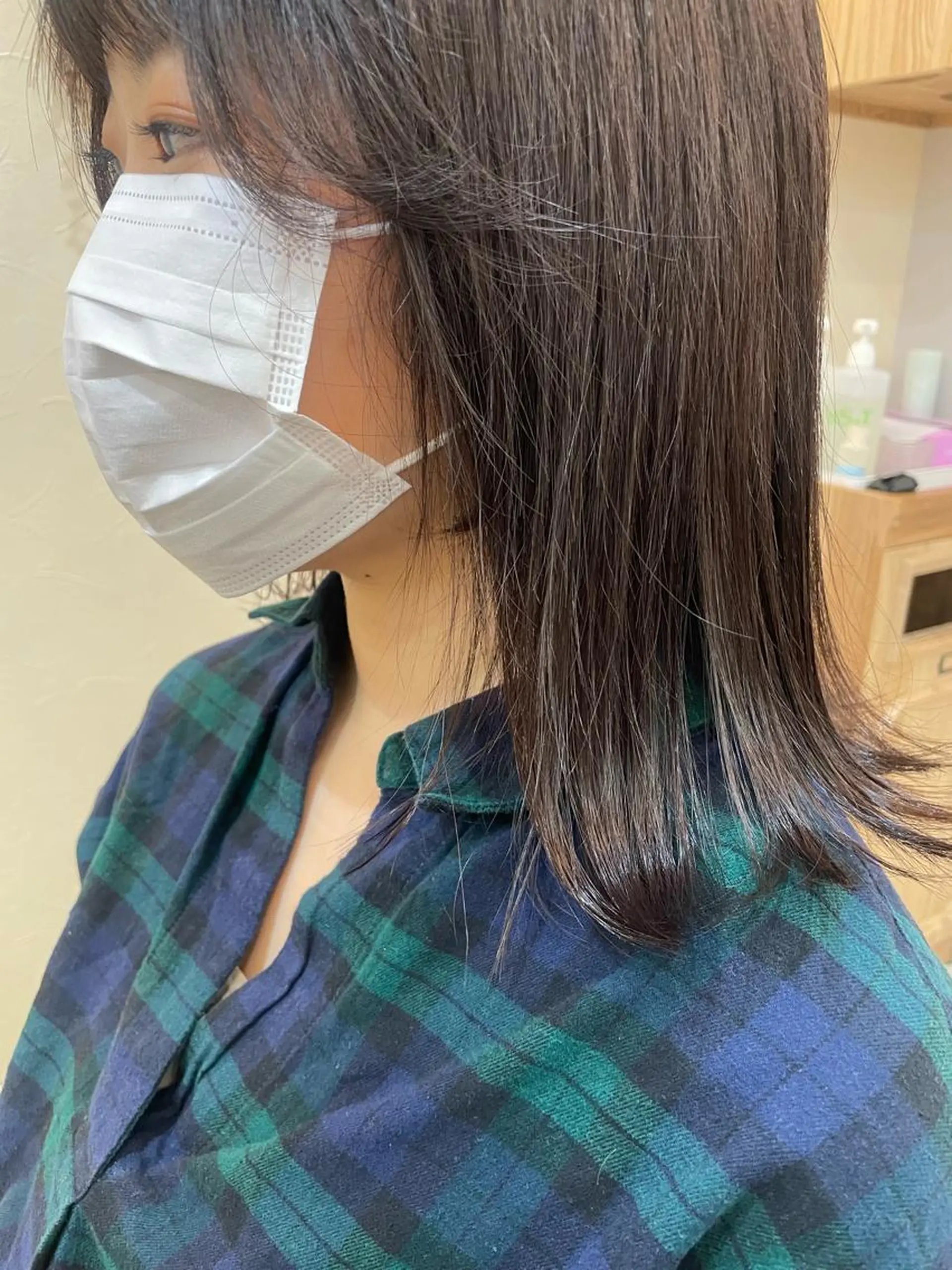 ミディアム マホ/日吉/髪質改善 /レイヤー/ガーリーのヘアスタイル