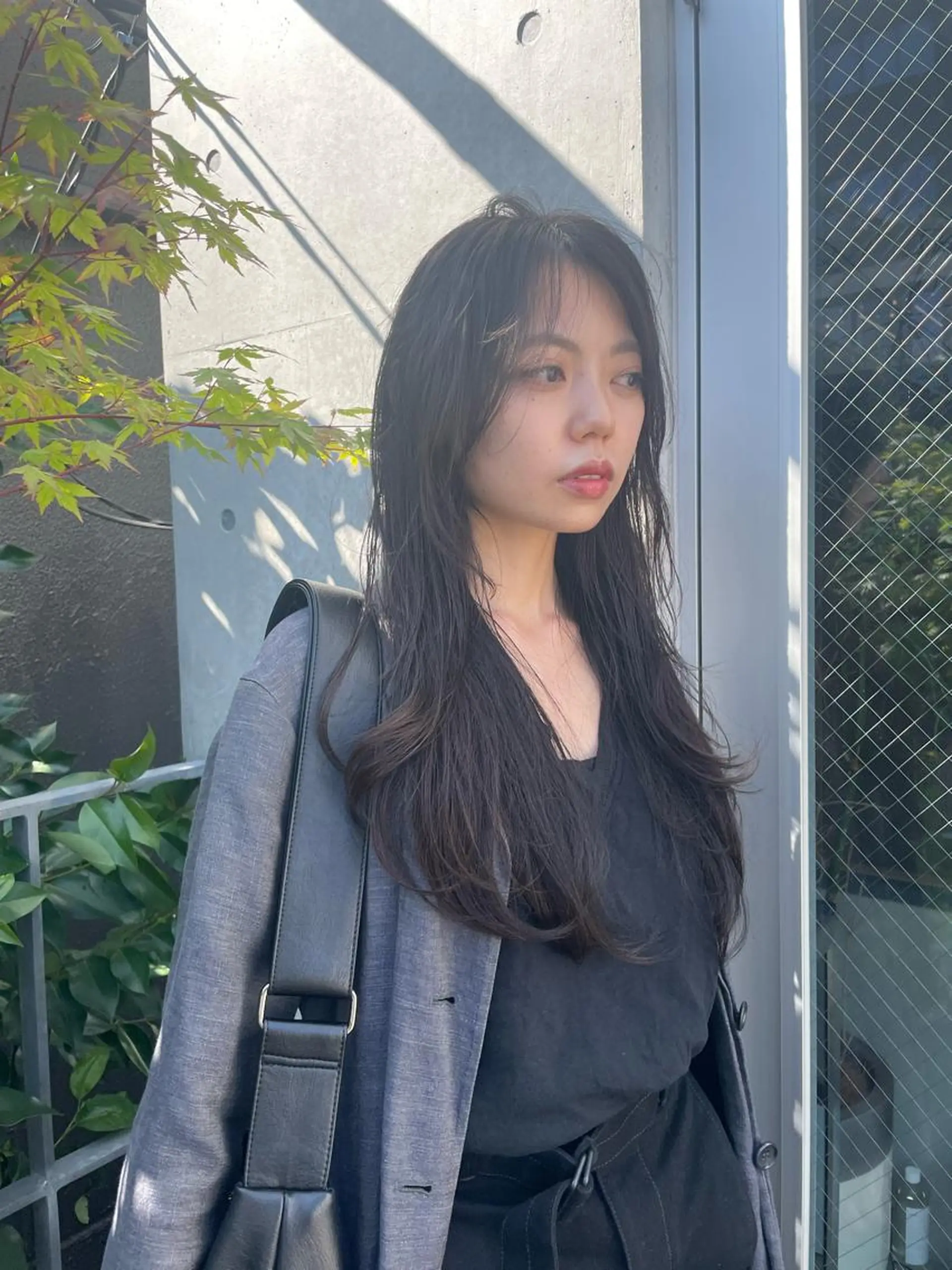 ロング カット 佐伯 和佳のヘアスタイル