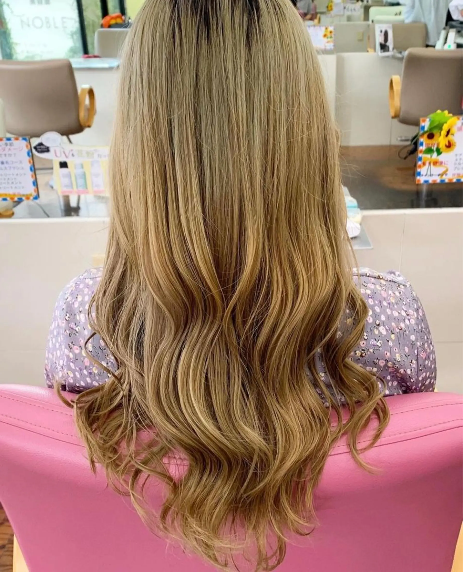 ロング トリートメント カット ヘアカラー 那須 颯太のヘアスタイル