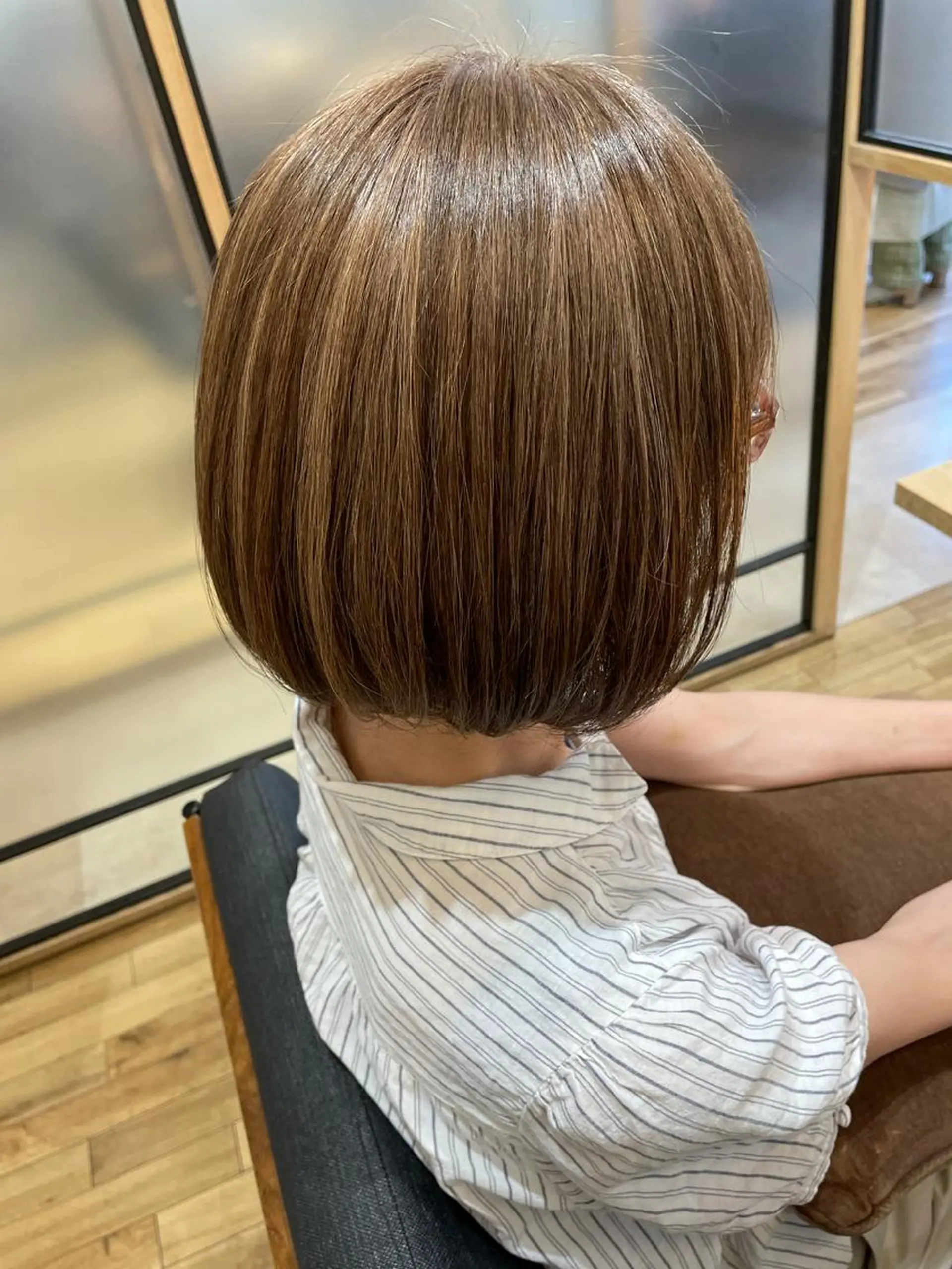 ショート ハイライト カット ヘアカラー トリートメント シノハラ ガクト ショート/白髪ぼかしのヘアスタイル