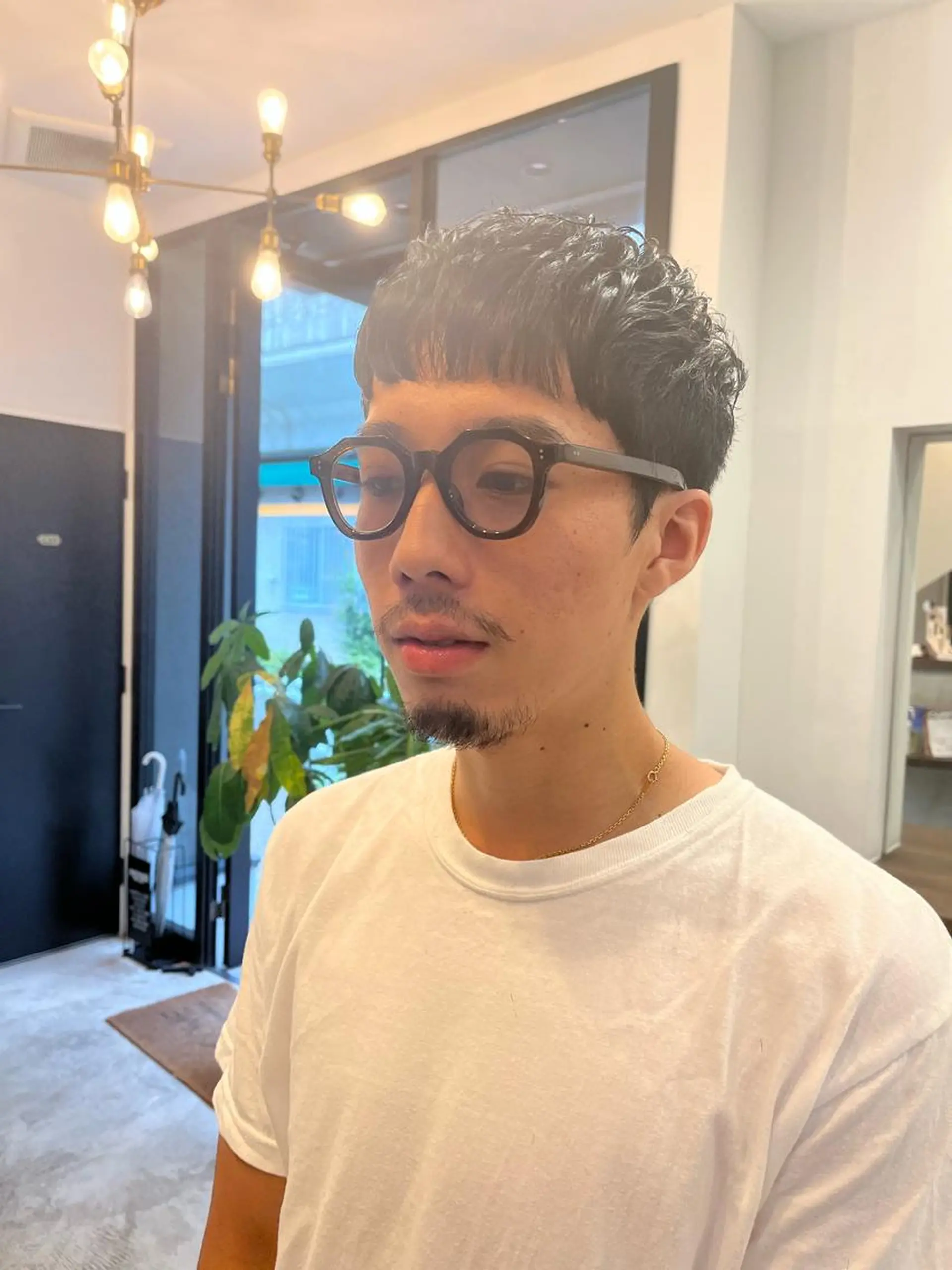 ショート パーマ メンズ 香取 康平のヘアスタイル