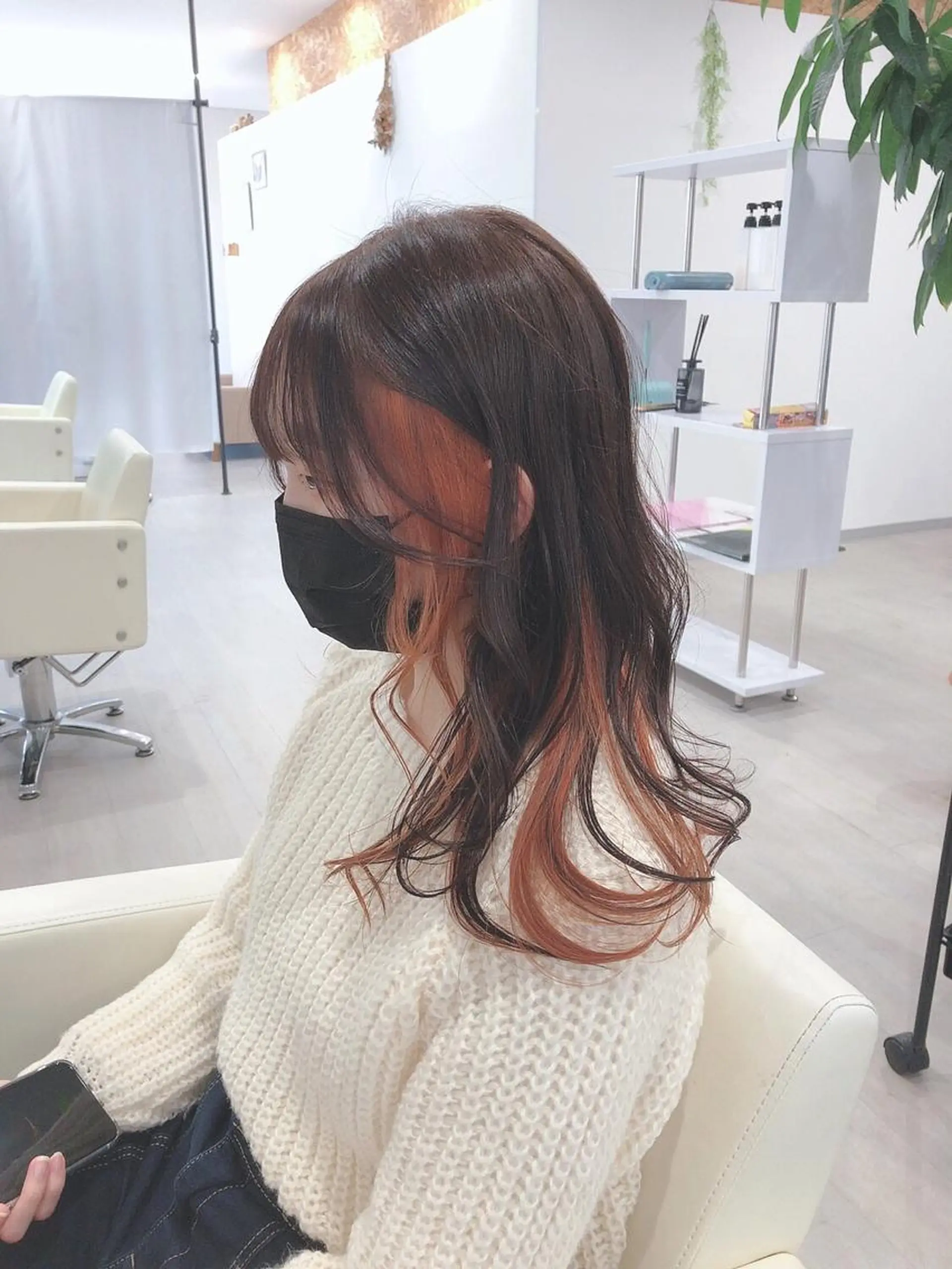 セミロング カラー 【tejina】 ochiのヘアスタイル